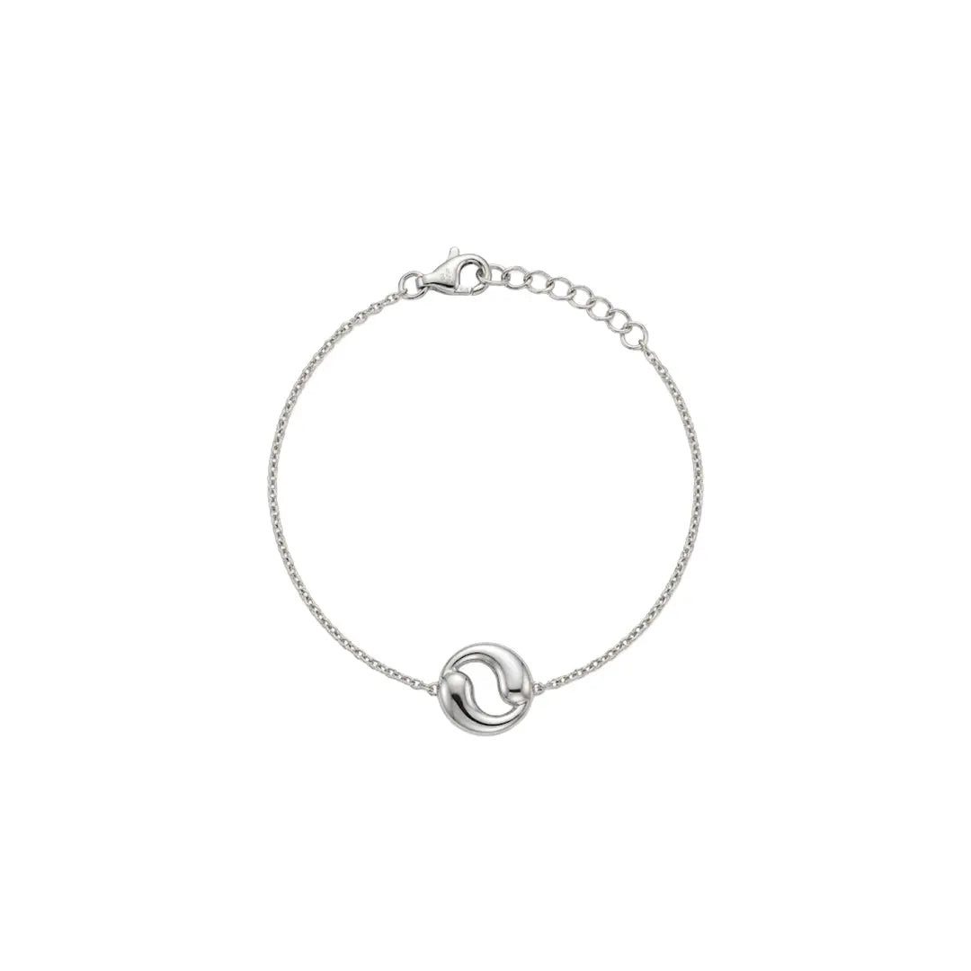 Suzan Gold Silberarmband Kreis Armband 925 Sterling Silber – Elegantes Gliederarmband mit