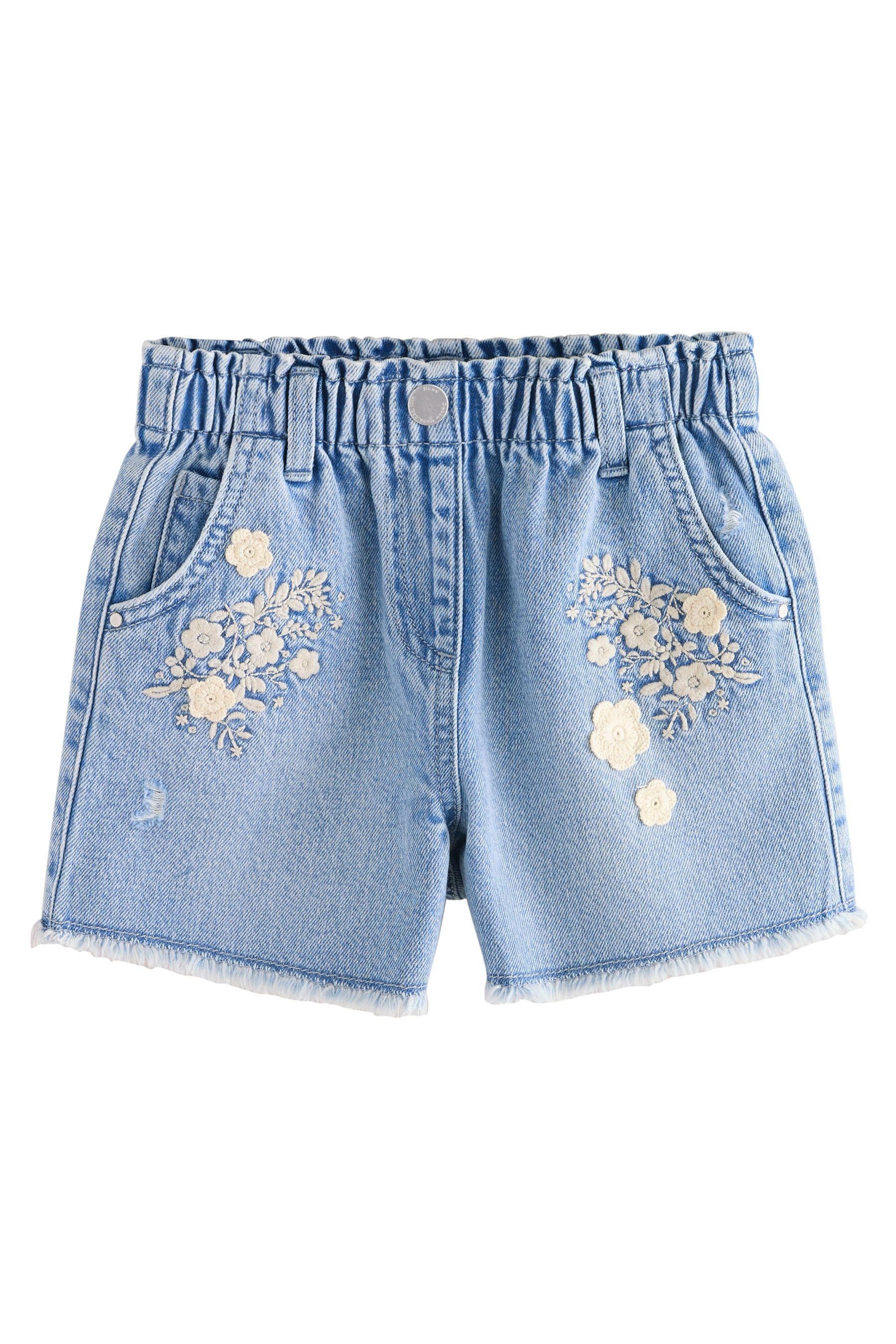 Shorts Shorts mit floralem Print aus 100 % Baumwolle