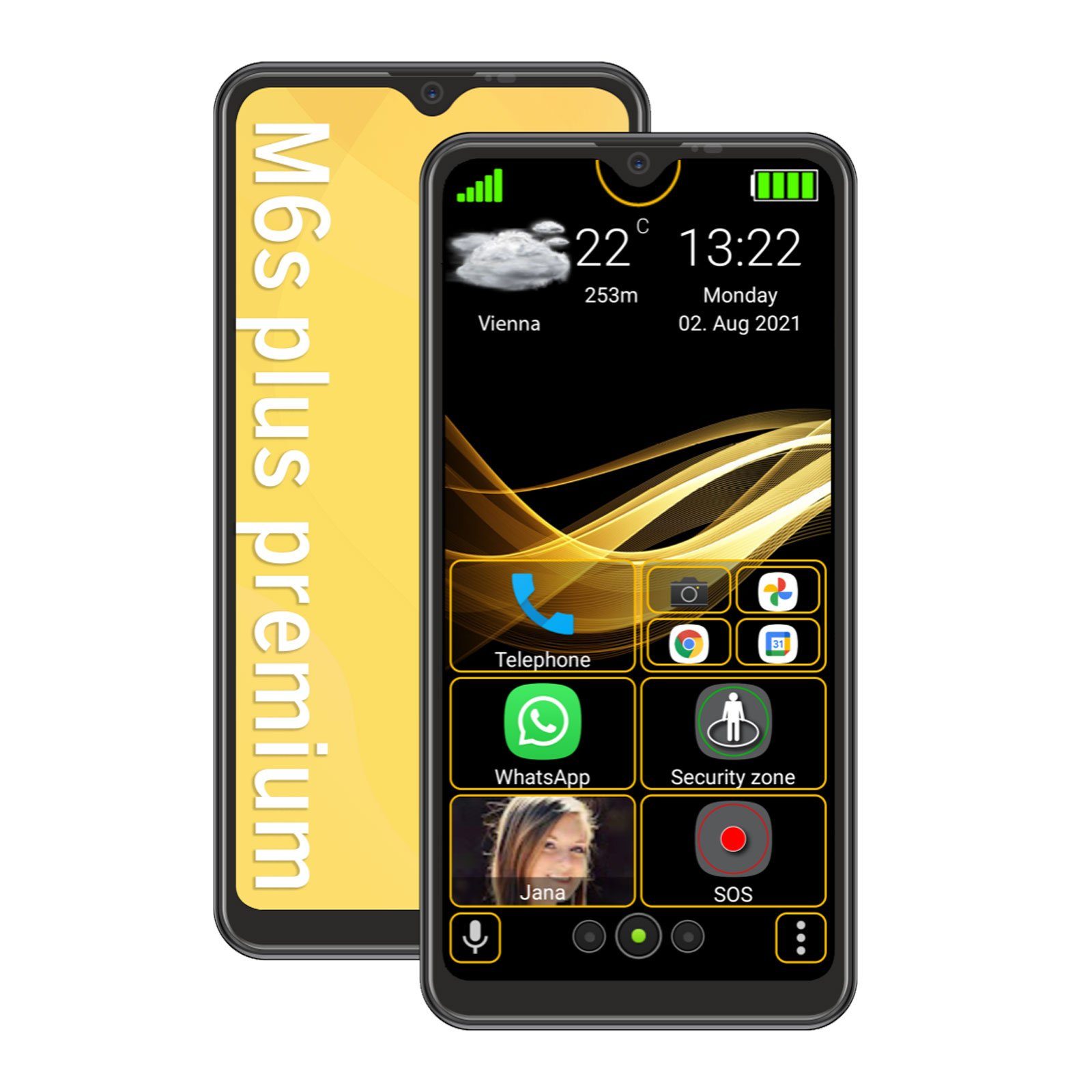 Beafon 4G, (32 Smartphone 32GB M6s GB, Fingerprint, Android Plus Infrarot) 10,