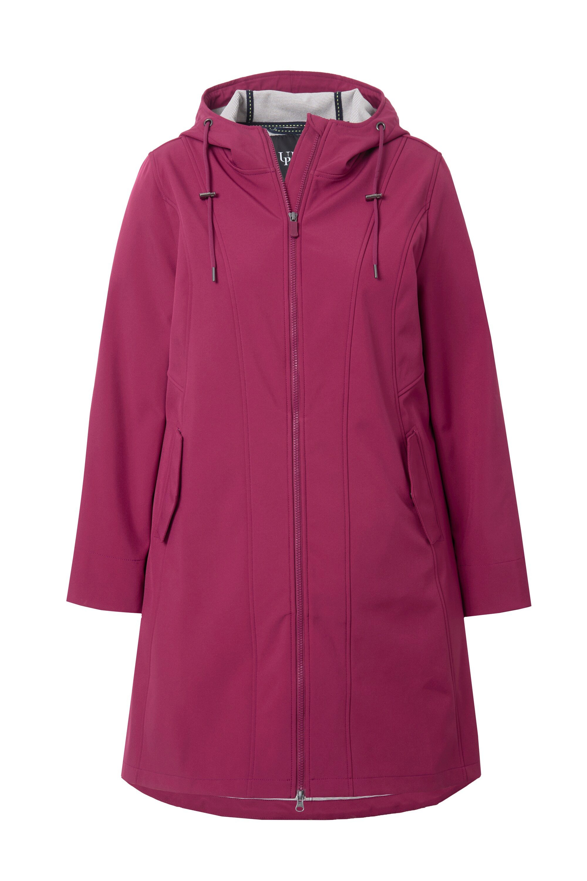 Ulla Popken Softshelljacke HYPRAR Softshell-Longjacke wasserabweisend günstig online kaufen