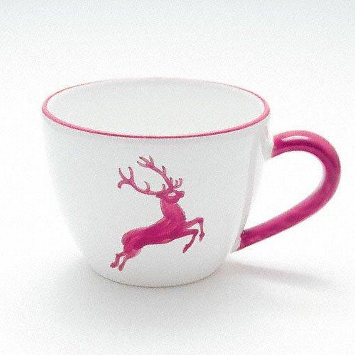 Gmundner Keramik Tasse Roter Hirsch Weihnachtsgeschirr, Keramik, 0,4 L