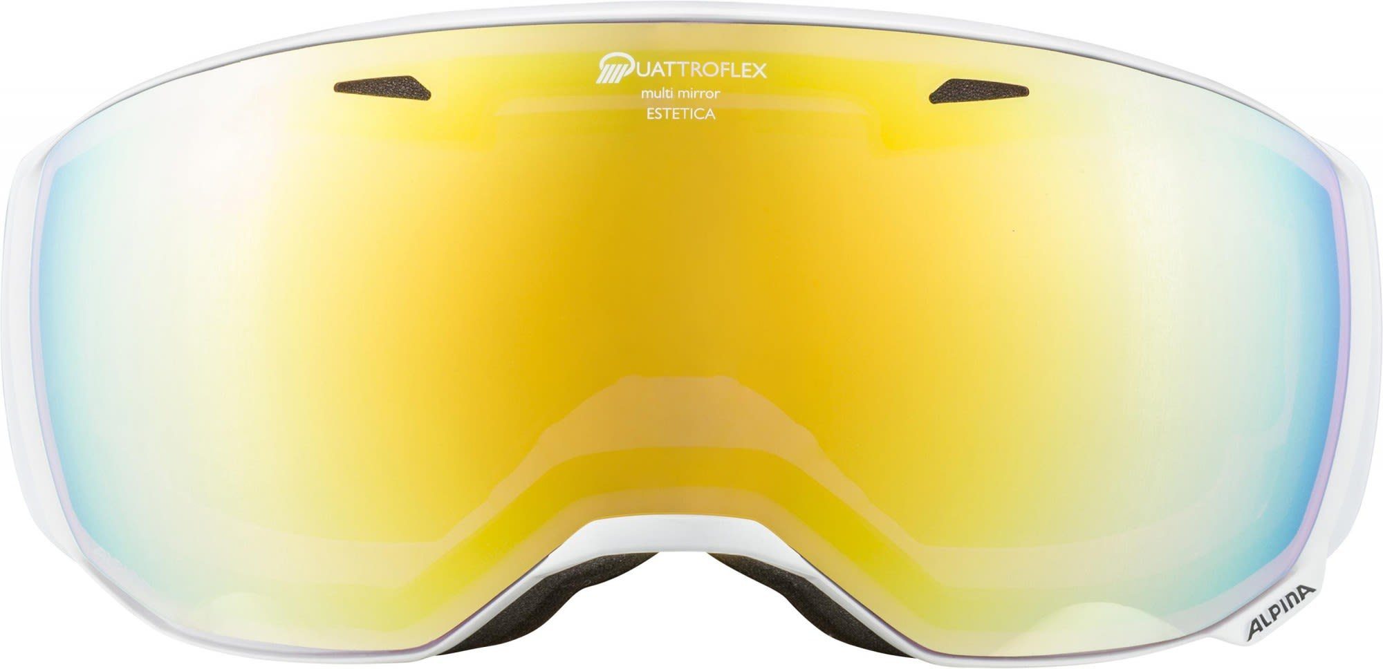 Alpina Sports Alpina Skibrille Skibrille Alpina Estetica Qhm Mirror White Gold 