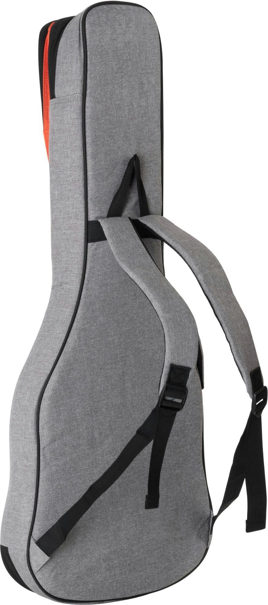 Kirstein Gitarrentasche E-Gitarrentasche mit EGBK-1122OG Grau, gepolsterte E-Gitarren-Tasche Rucksackgarnitur