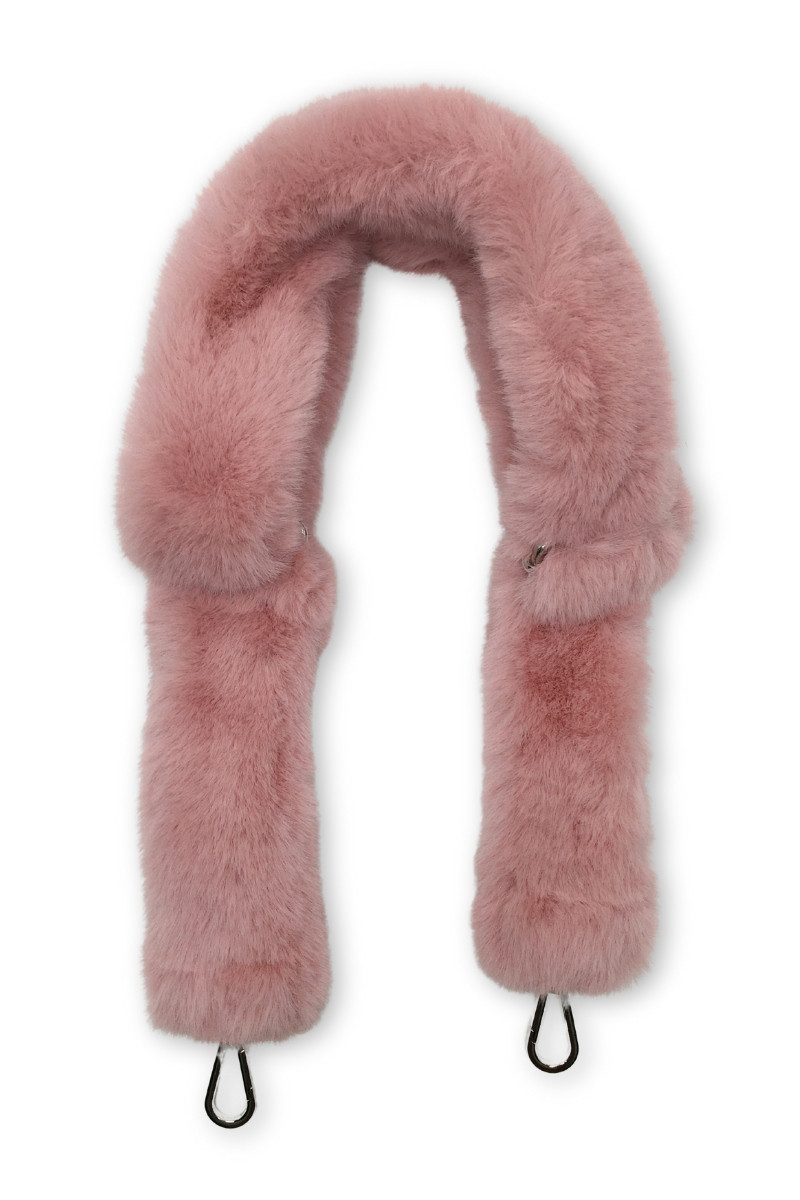 Lot83 Handtasche Taschen-Schulterriemen - FLUFFY - altrosa, beige, navy, schwarz