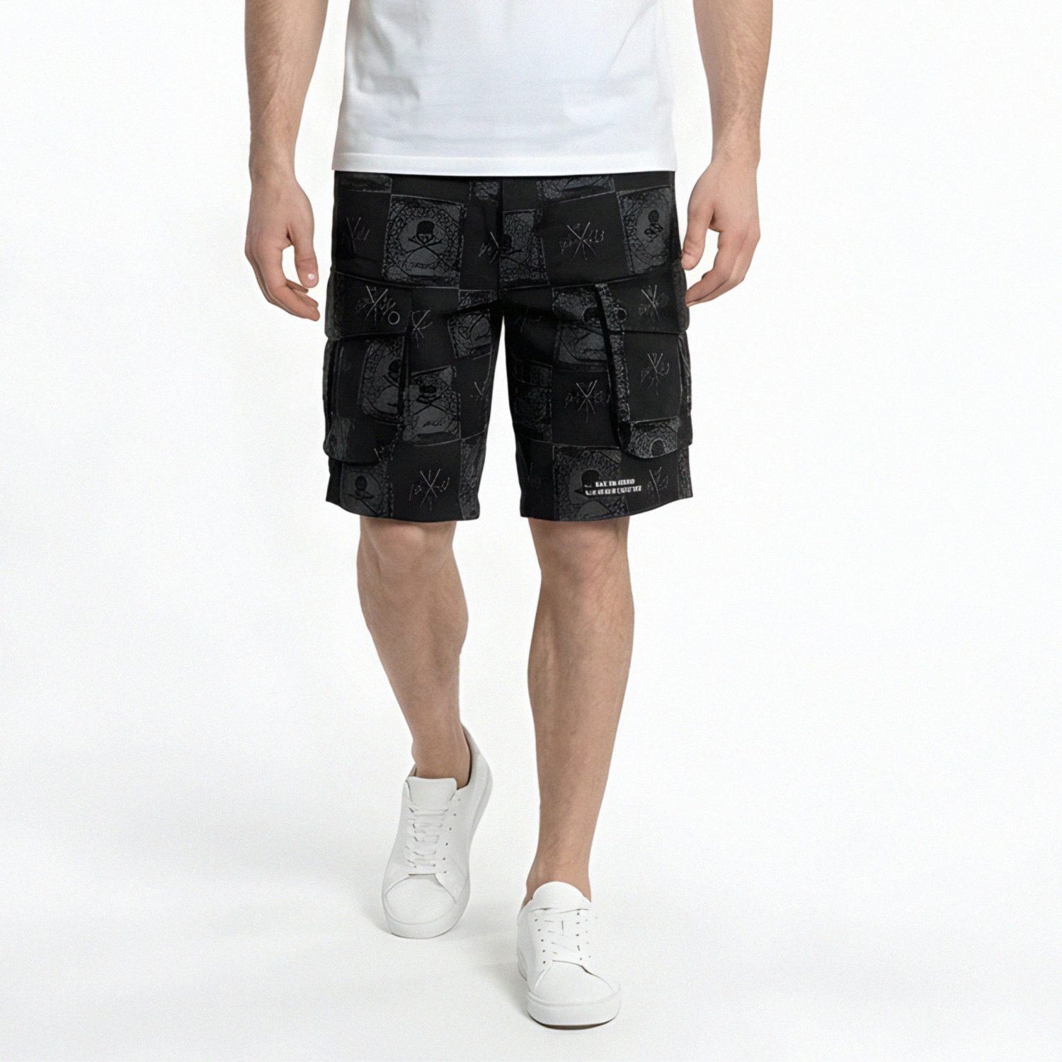 Cargoshorts Checkered Allover