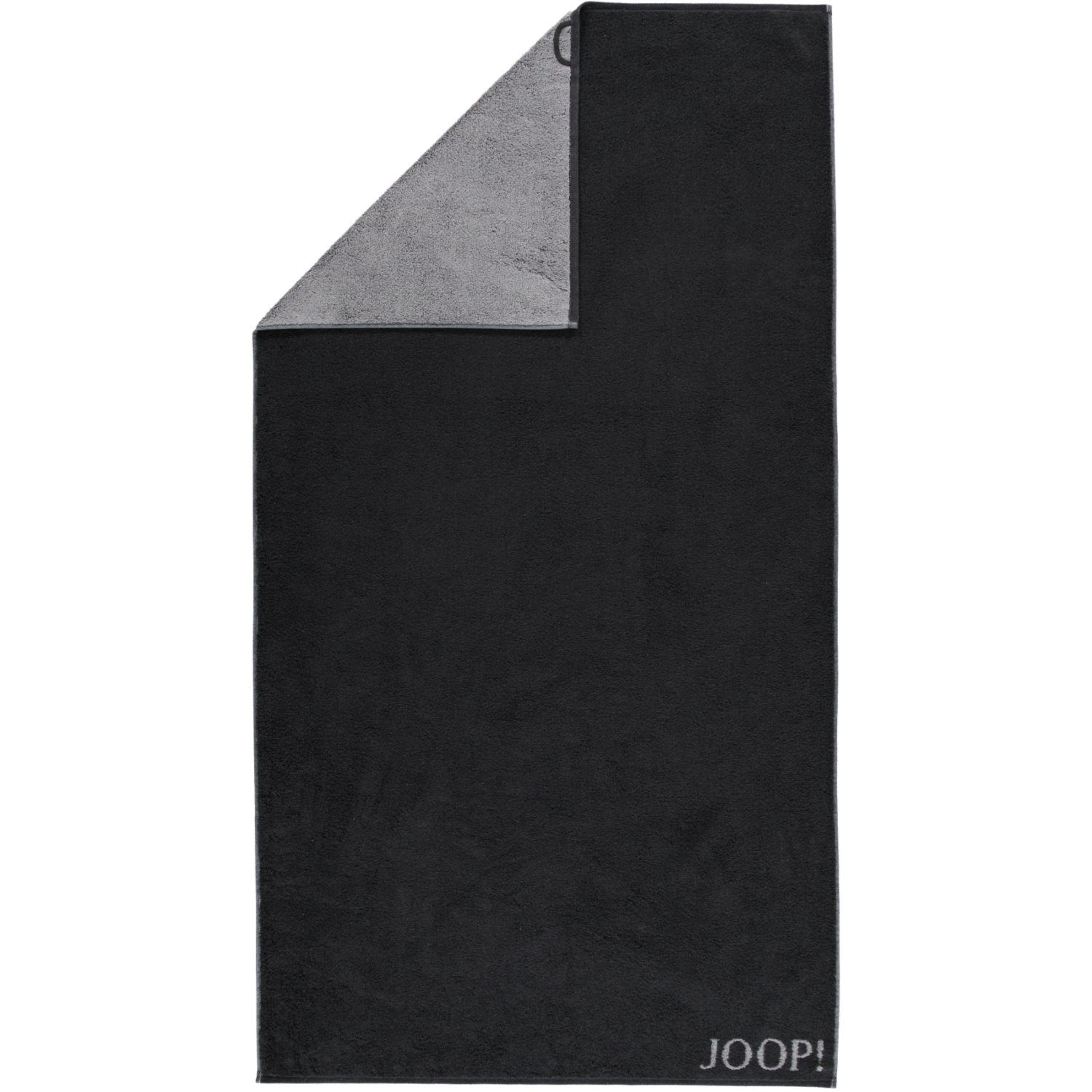 Joop! Handtücher Classic Doubleface 1600, 100% Baumwolle schwarz - 90