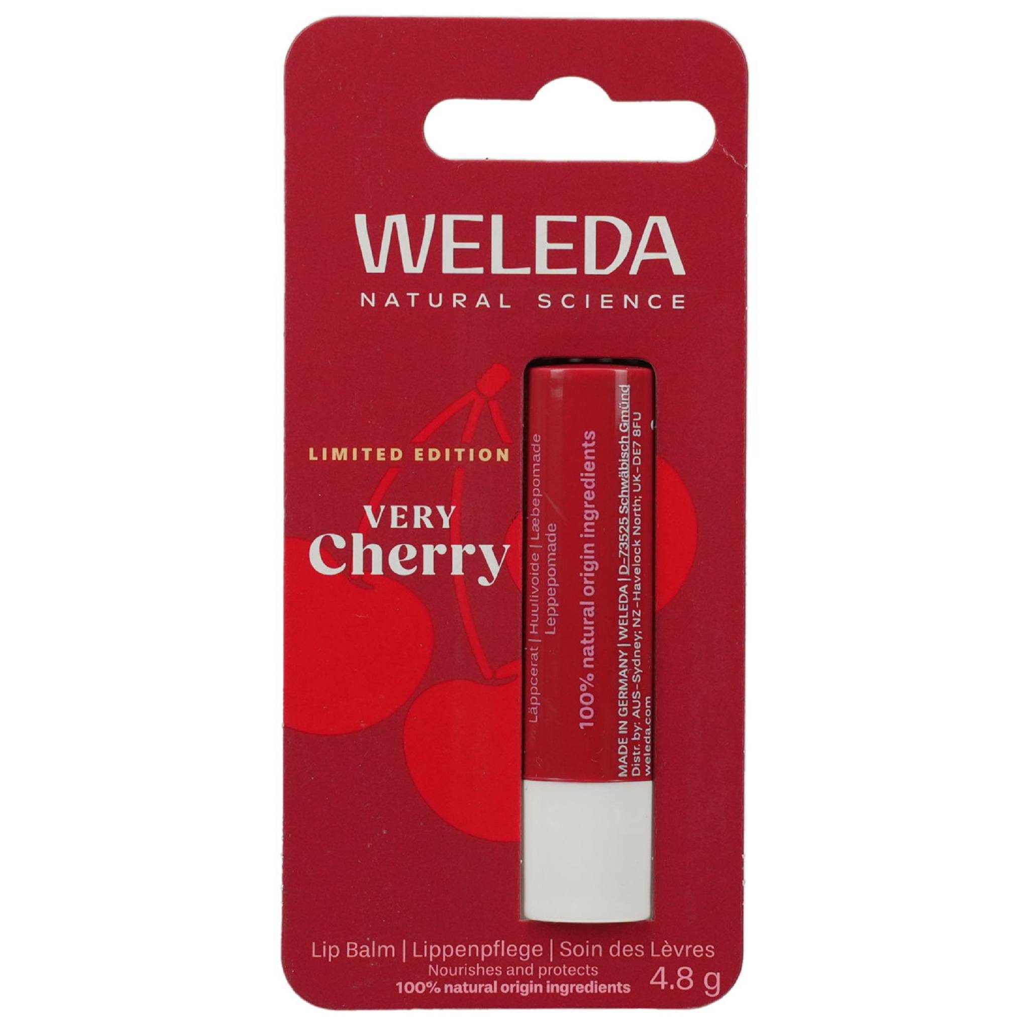 WELEDA Lippenbalsam WELEDA Very Cherry Lippenpflege 4,8g PZN 19734029
