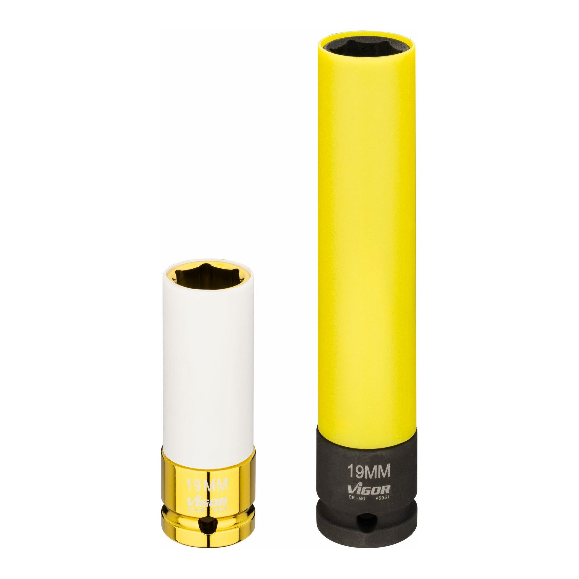 VIGOR Steckschlüssel VIGOR Schlagschrauber Steckschlüssel-Einsatz SW 19, 150 mm V5931 ∙ Vie
