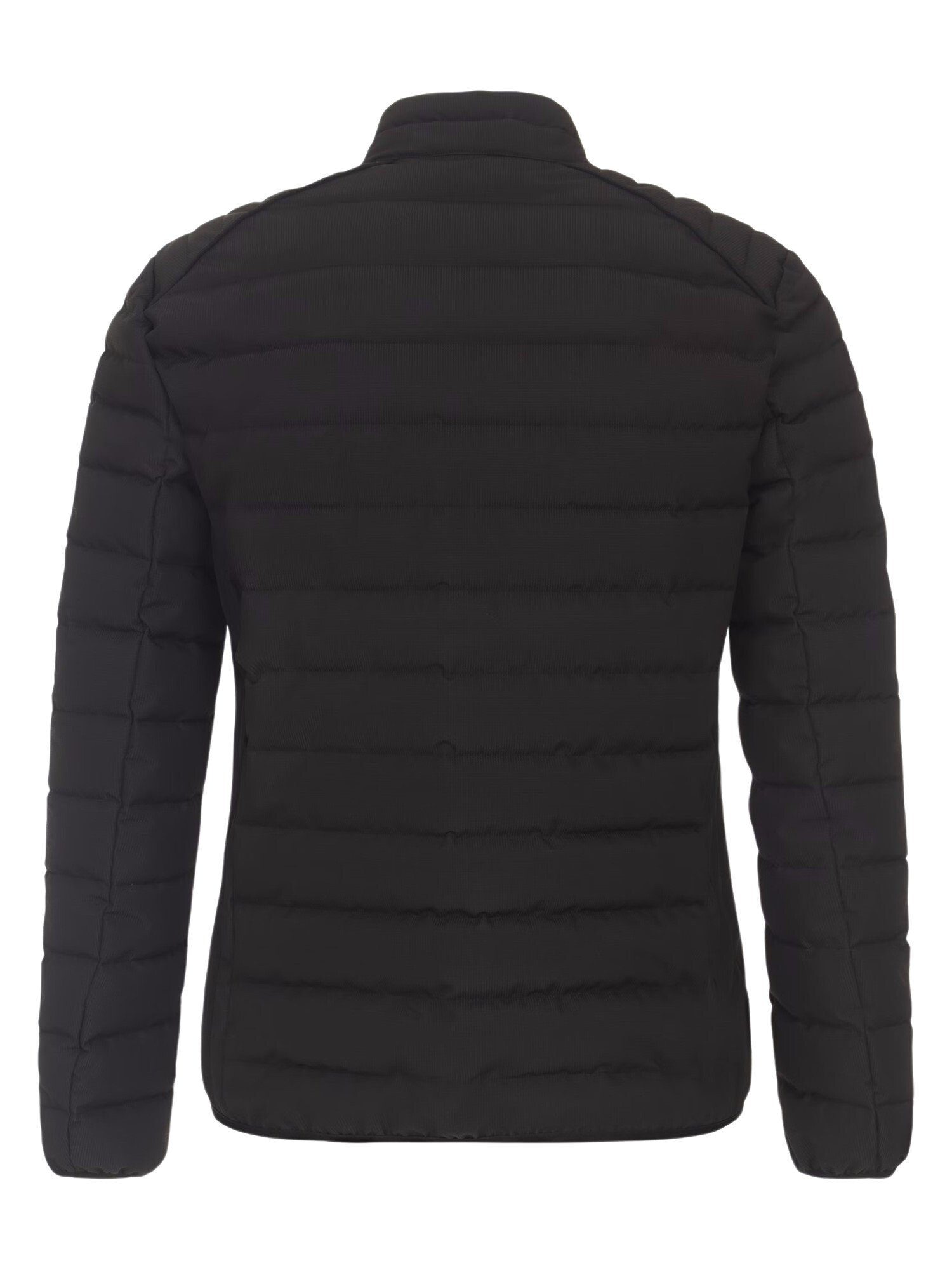 Steppjacke Stehkragen CASAMODA Jacke (1-St) Kurze Schwarz (800) Steppjacke und mit