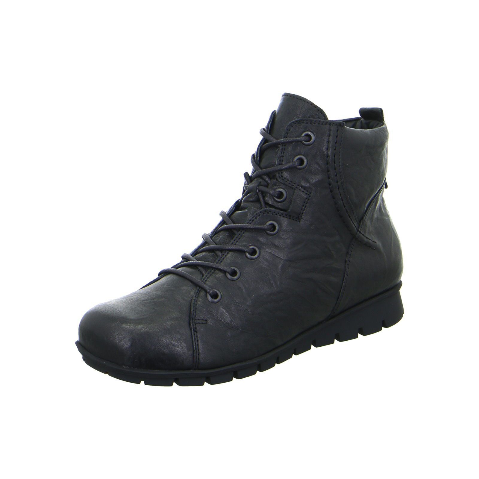 Lammfell Stiefelette Think Kong Stiefelette Damen Stiefel Think