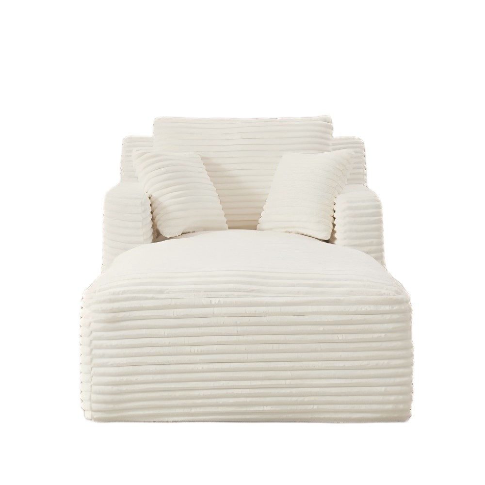 SIKAINI Sofa Modernes Chaiselongue Sofa aus Cord, Komfortable Polsterung, Elegantes Design aus Cordstoff