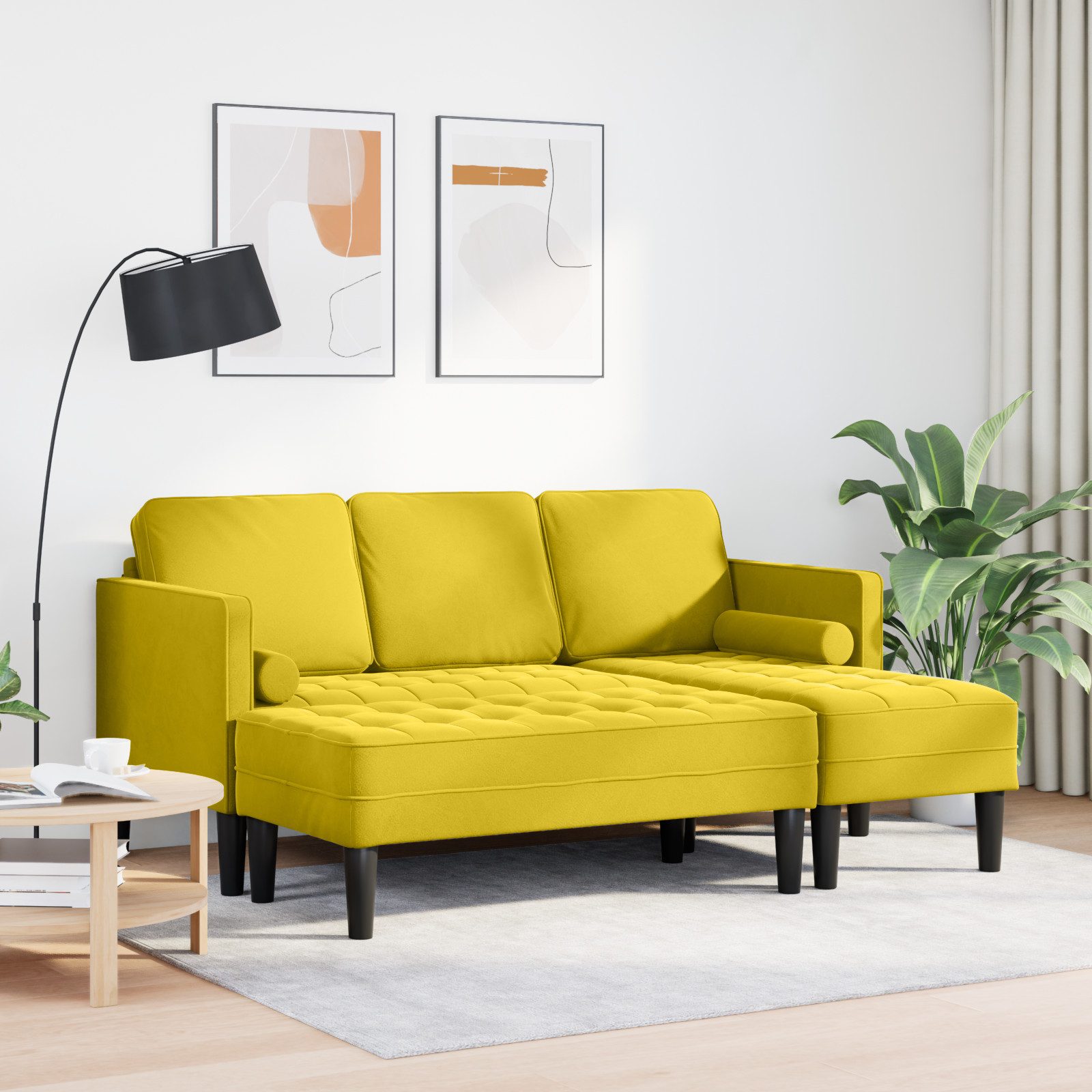 vidaXL Sofa Garten Sofa mit Bank günstig online kaufen