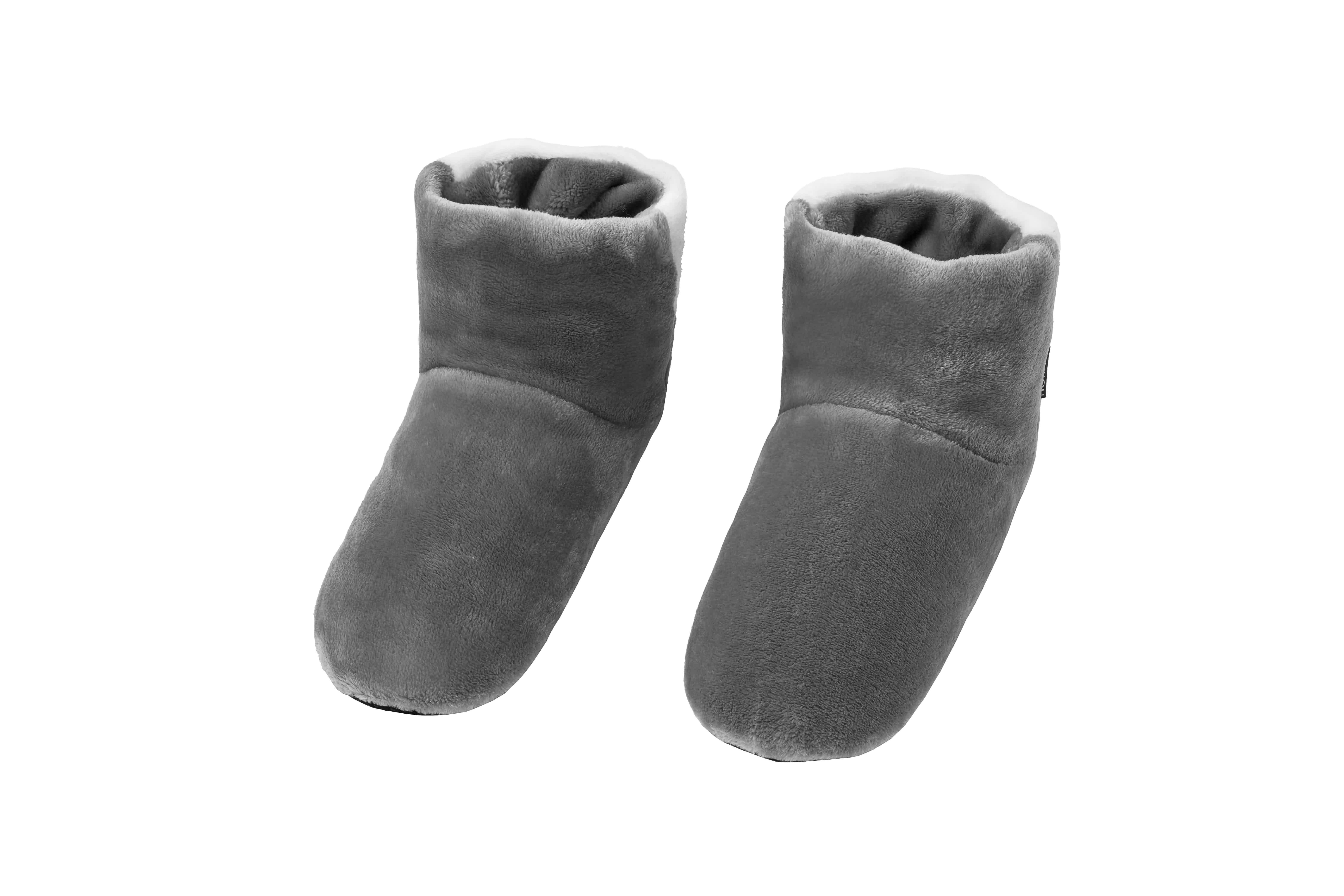 RAIKOU Cosy Shoe Pantoffel Stiefel für Damen, Herren aus Micro Flausch Hausschuh (Super Flauschige) mit ABS und rutschfester Sohle