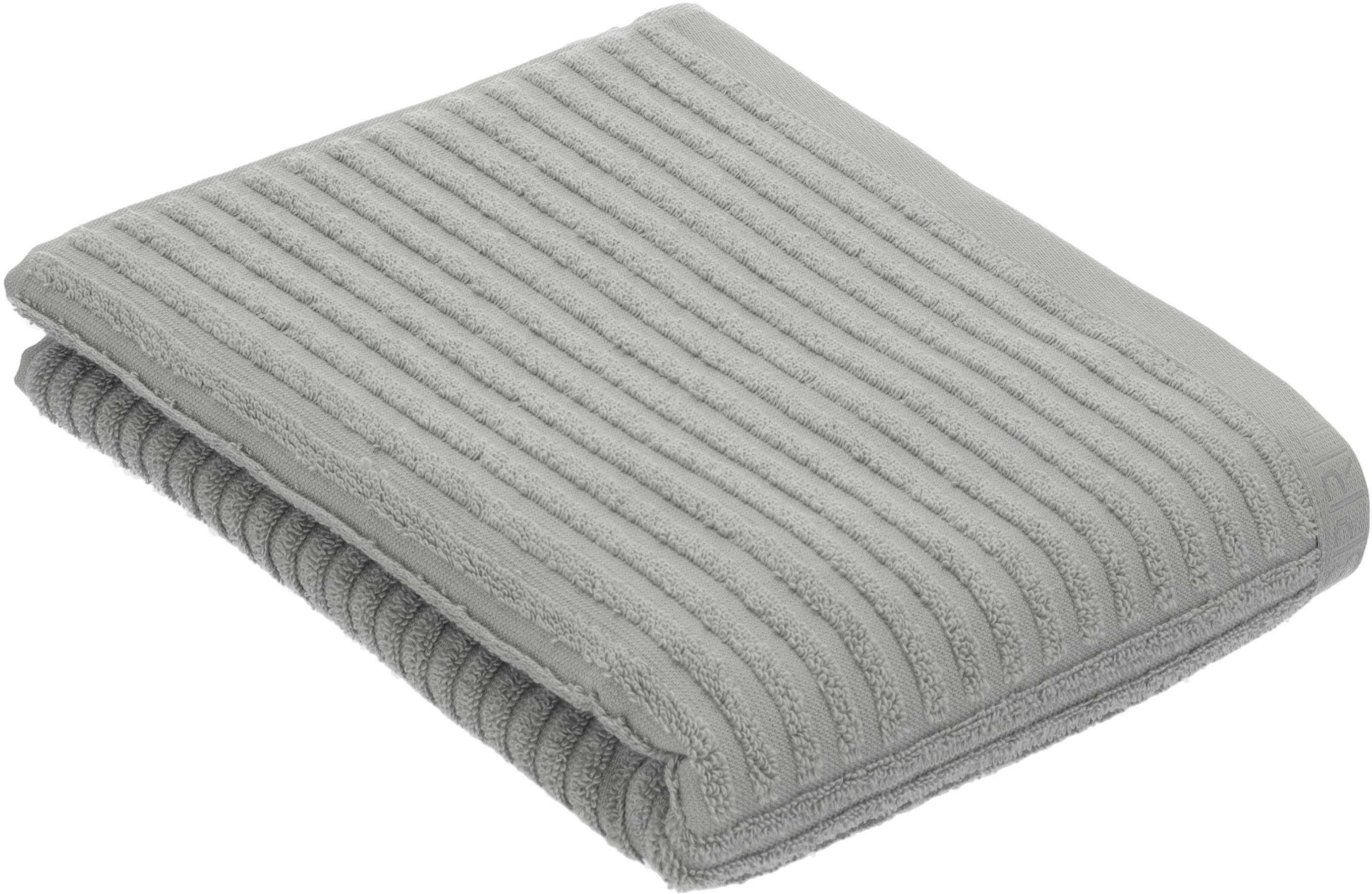 Esprit Handtuch Modern Lines, Walkfrottier (1-St), mit Hoch-Tief Linienstruktur