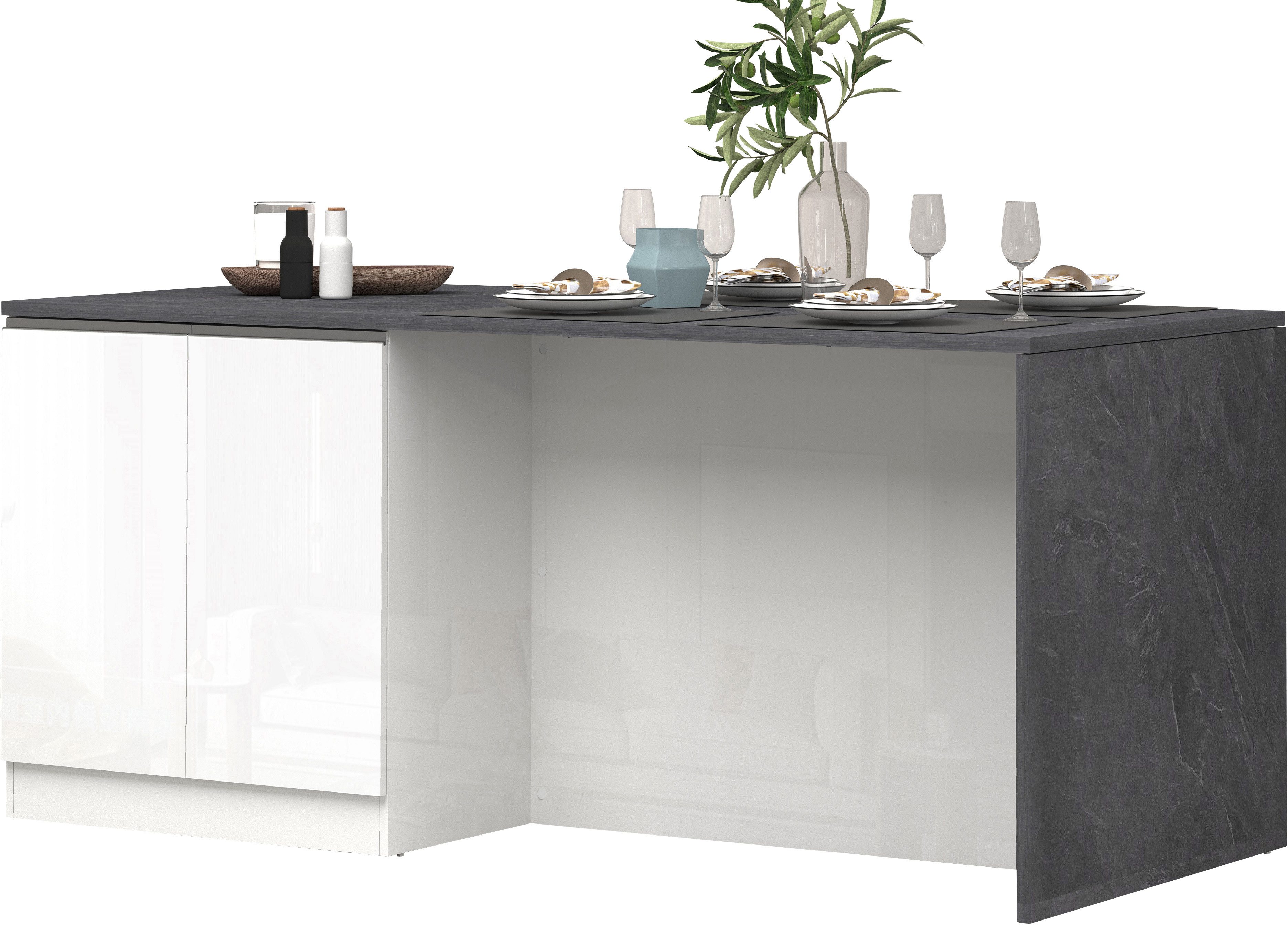 KOCHSTATION Kücheninsel Sole,Kochinsel,Küchenarbeitsblock,Inselküche,Arbeit günstig online kaufen