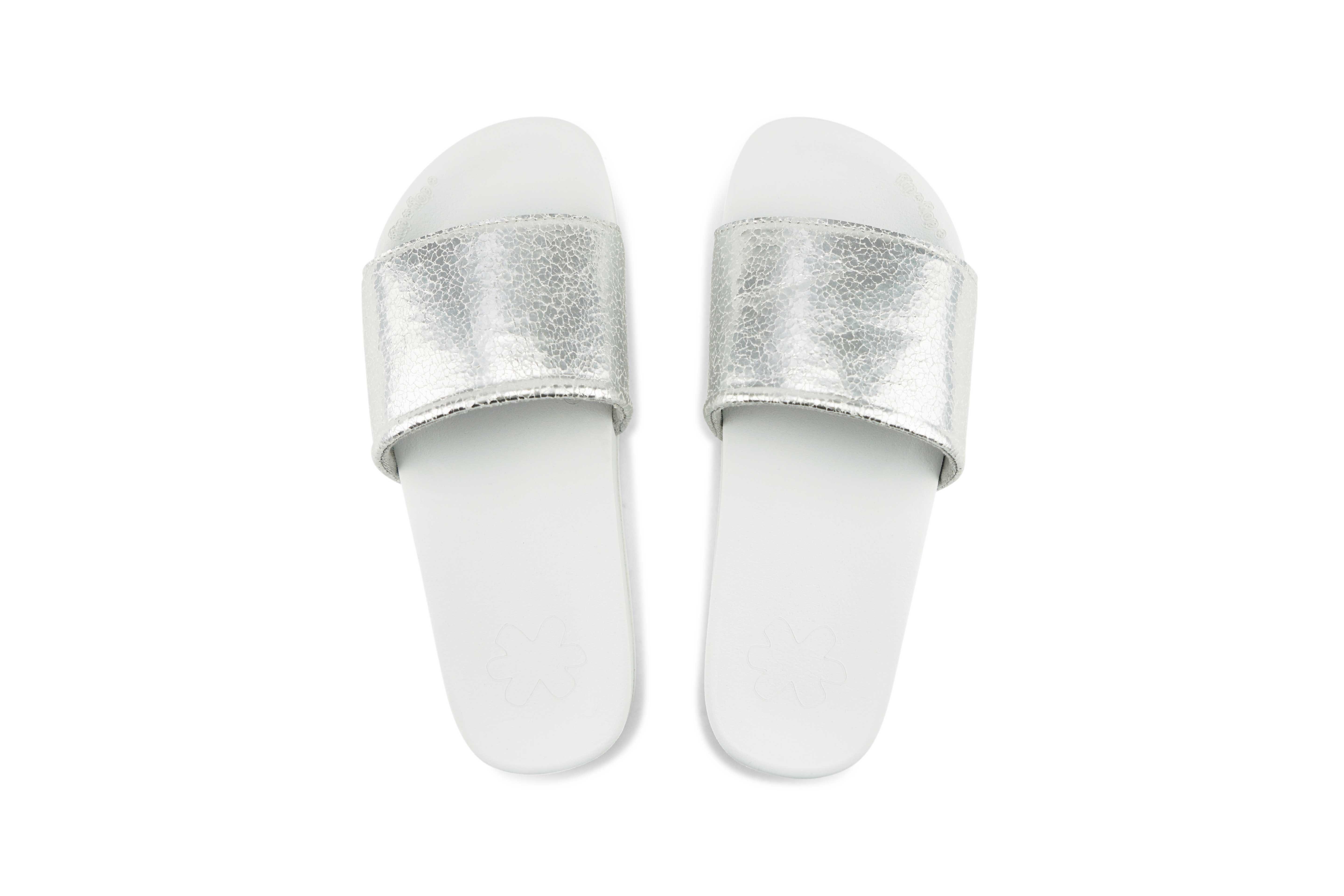 Flip Flop pool metallic cracked Badesandale