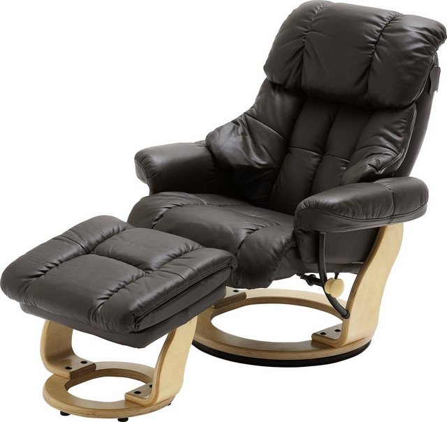 MCA furniture Relaxsessel »Calgary«, Fernsehsessel 360°drehbar inkl. Hocker mit Lederbezug  - Onlineshop Otto