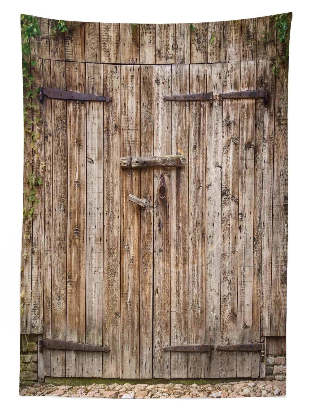 Außen Farbfest Bereich Waschbar Farben, Stahltür Für geeignet den Klare Tischdecke Oak Old Jahrgang Abakuhaus