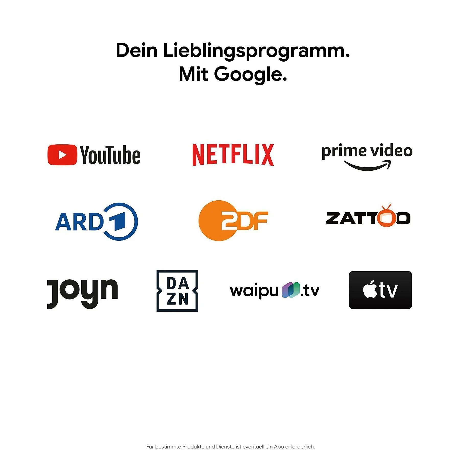 Player, und (Kompatibel HDMI Chromecast mit Google Box mehr für Assistant), 4K Prime weiß Serien, - WLAN Google Amazon Filme HDR Netflix, Streaming-Stick TV Android Streaming vieles