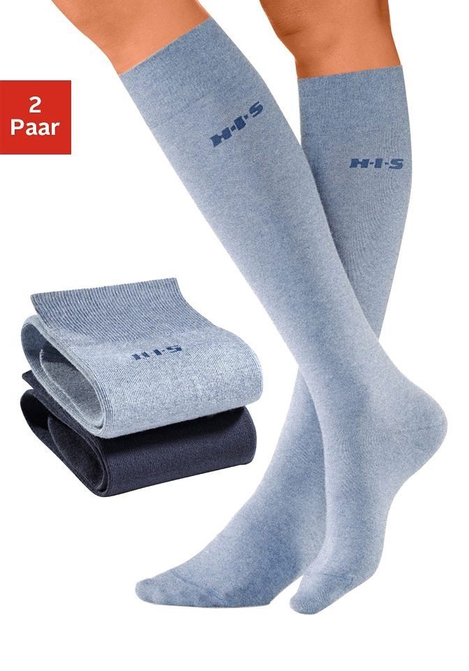 H.I.S Гольфи (Packung, 2-Paar) mit Komfortbündchen