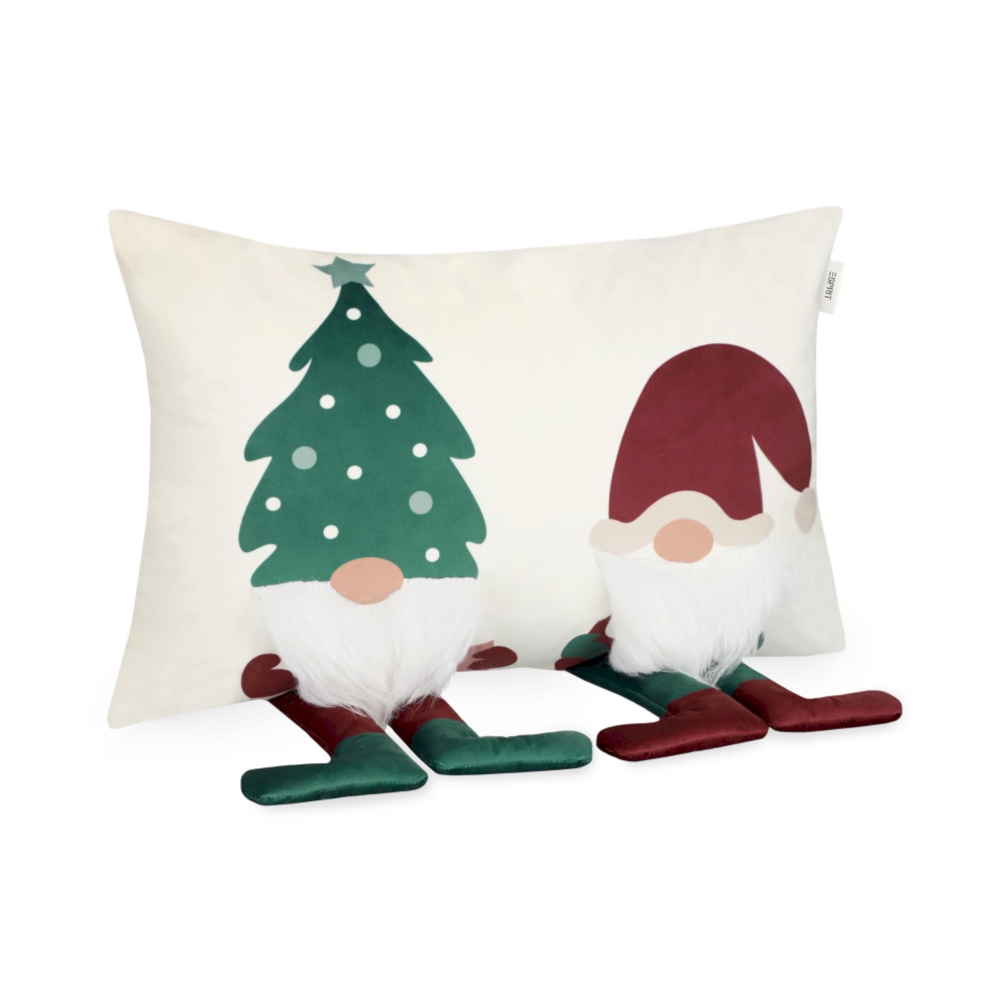 Esprit Kissenhülle WEIHNACHTSWICHTEL Zierkissenhülle, (1 Stück), 40 x 60 cm in Natur