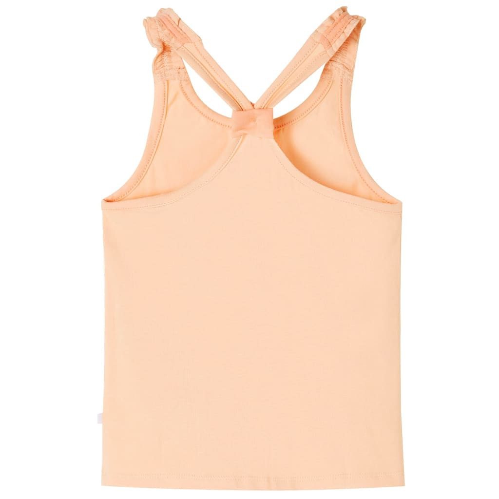vidaXL Tanktop Kinder-Tanktop Hellorange 140