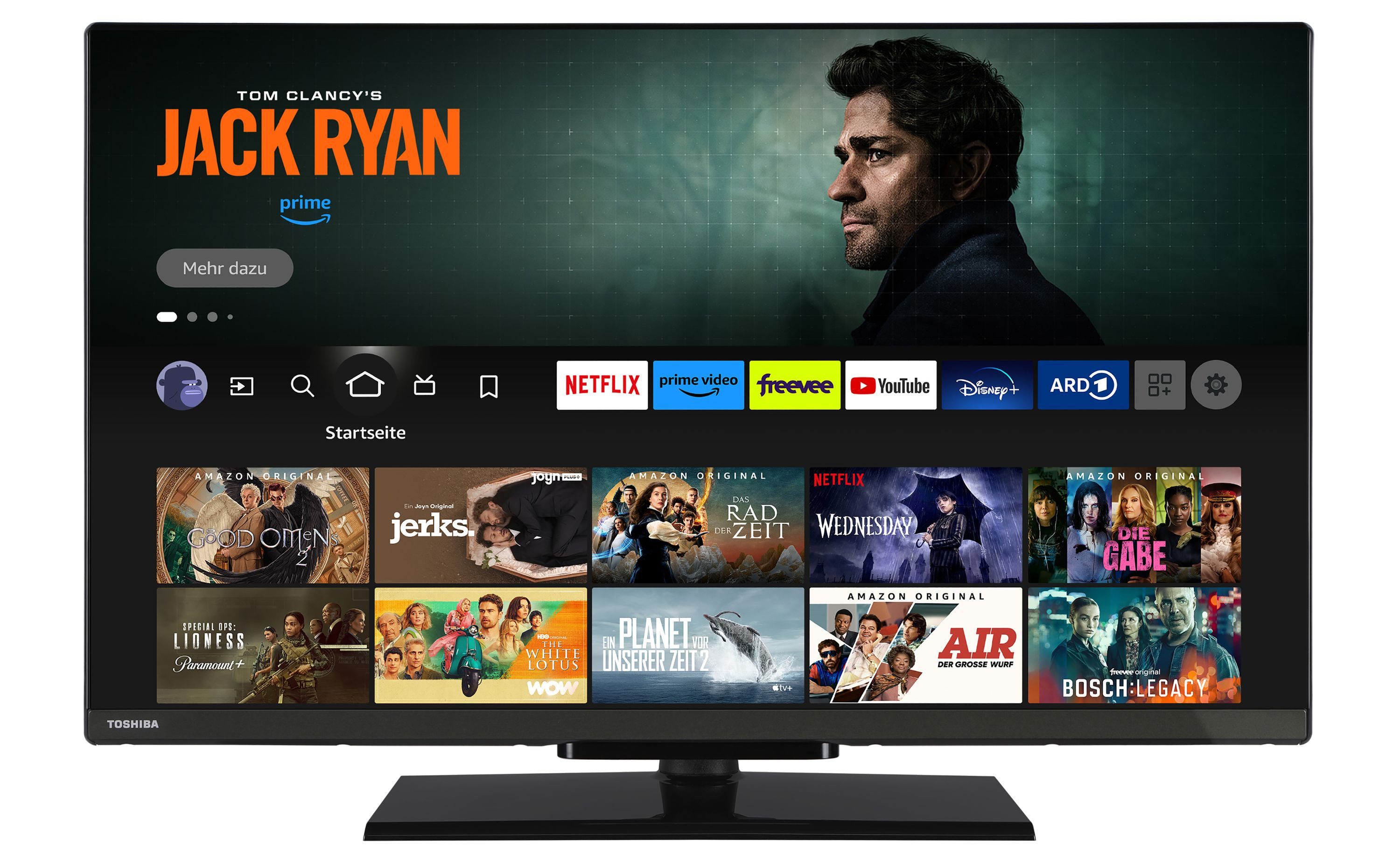 Toshiba 32WF3F63DAZ LCD-LED Телевизоры (80 cm/32 Zoll, HD-ready, Fire TV, HDR, Triple-Tuner, Alexa Built-In, Bluetooth)