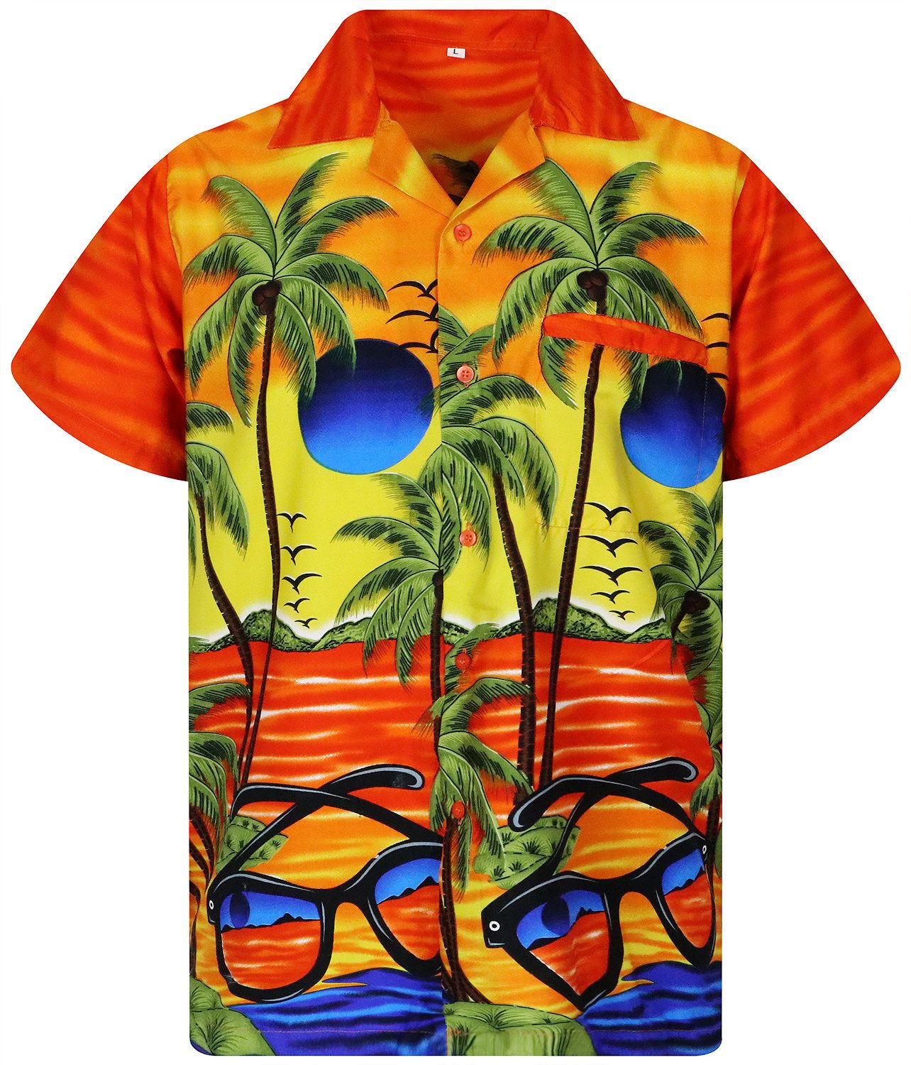 King Kameha Hawaiihemd Sunglasses Funky Hawaii-Hemd günstig online kaufen