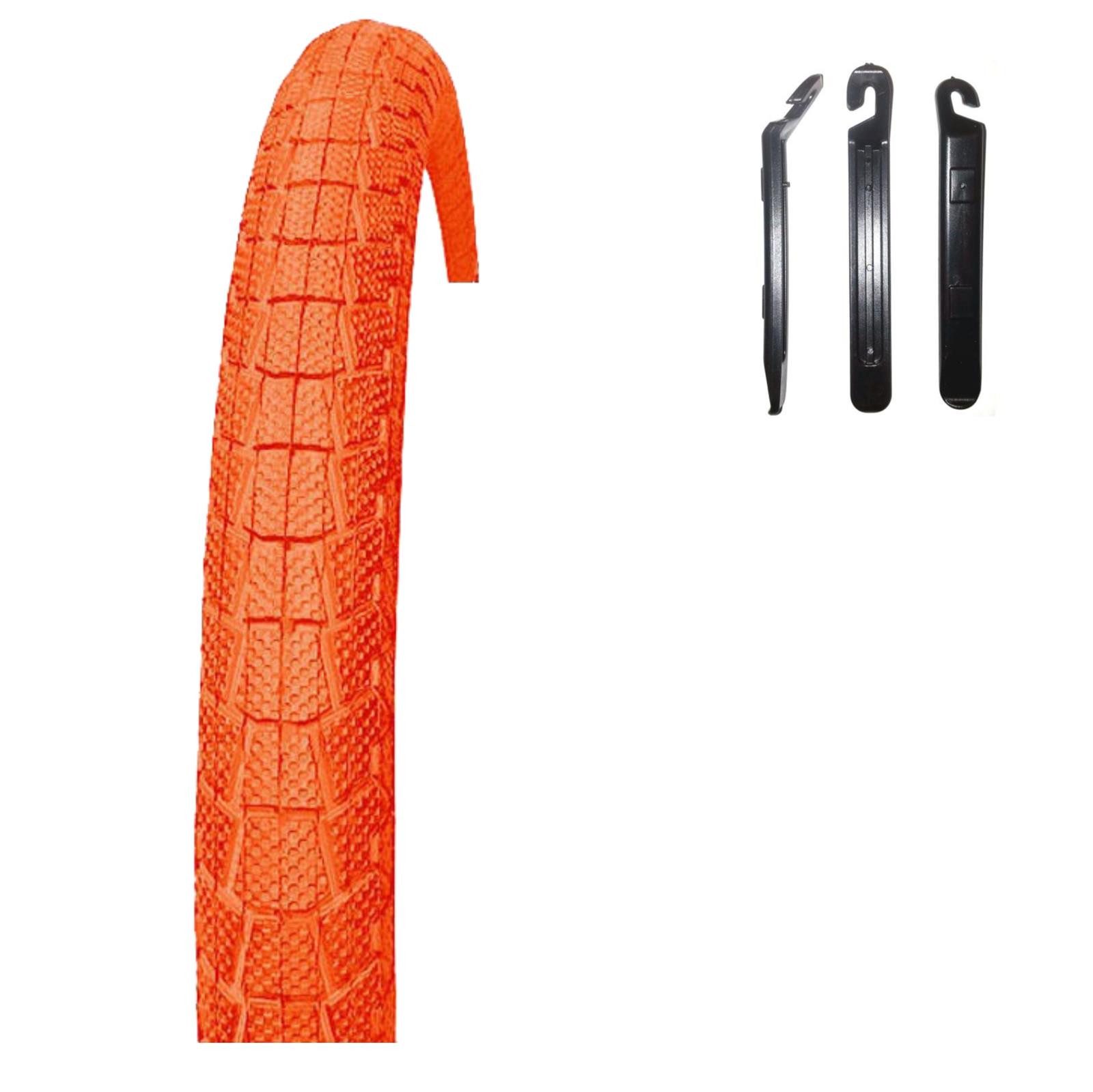 maxxi4you Fahrradreifen 1 x Kenda K-907 Krackpot BMX 20 x 1,95 (50-406) Orange inkl. RH