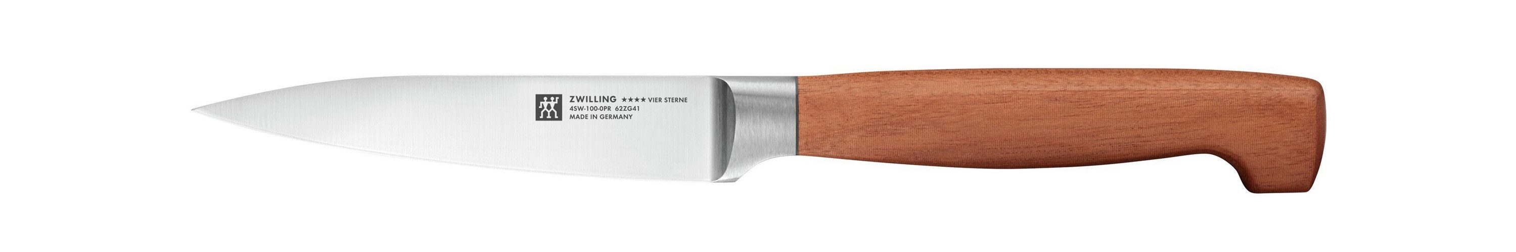 Zwilling Brotmesser **** VIER STERNE Wood, Made in Germany, Eigehärtete Klinge, FSC-Zertifizitiertes Holz