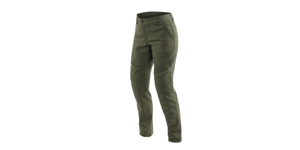 Dainese Motorradhose Chinos Damen Motorrad Textilhose Knieprotektoren enthalten