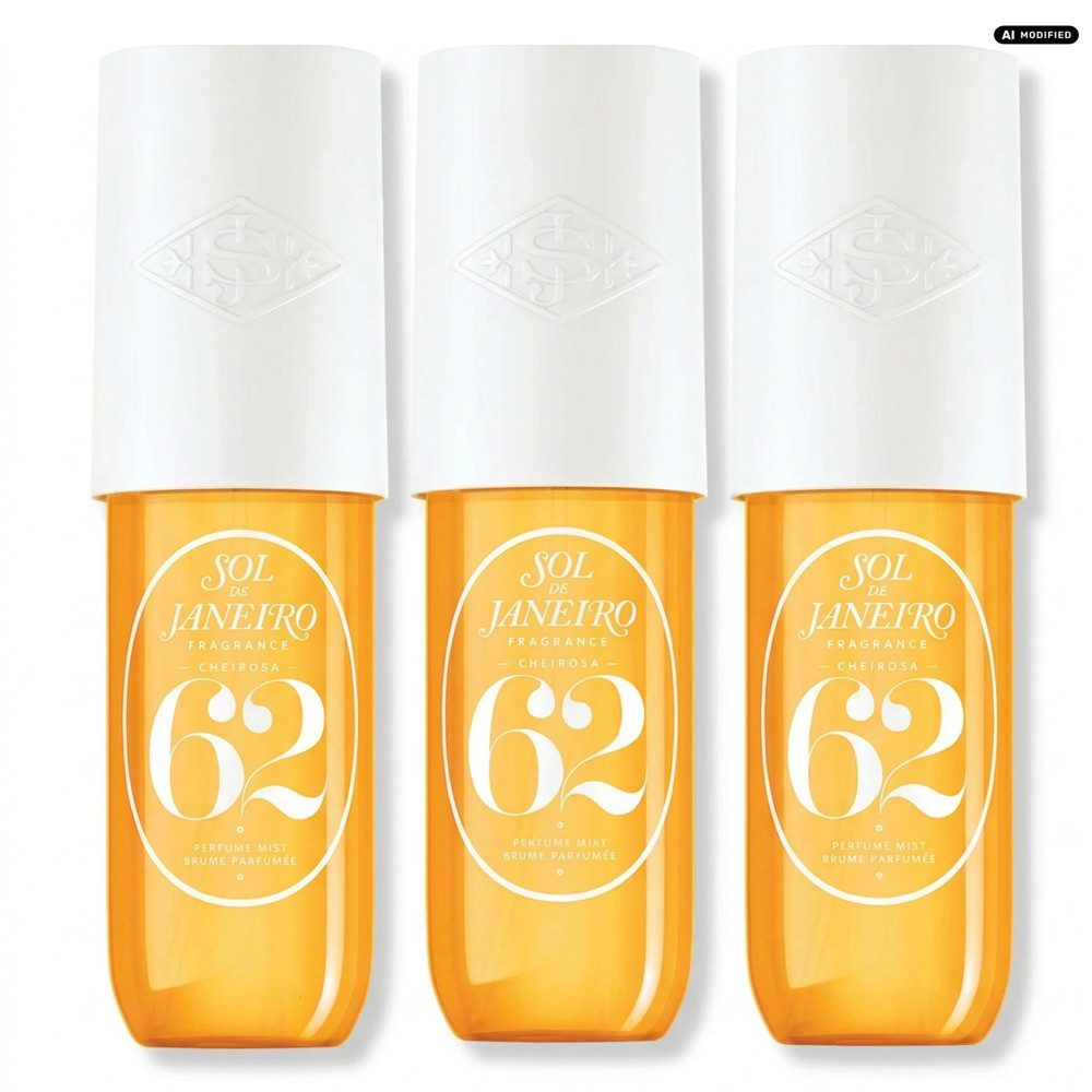 Sol de Janeiro Körperspray Sol de Janeiro Hair & Body Fragrance Cheirosa 62 3er Set, 1-tlg., Praktisches Vorrats- und Geschenk-Set
