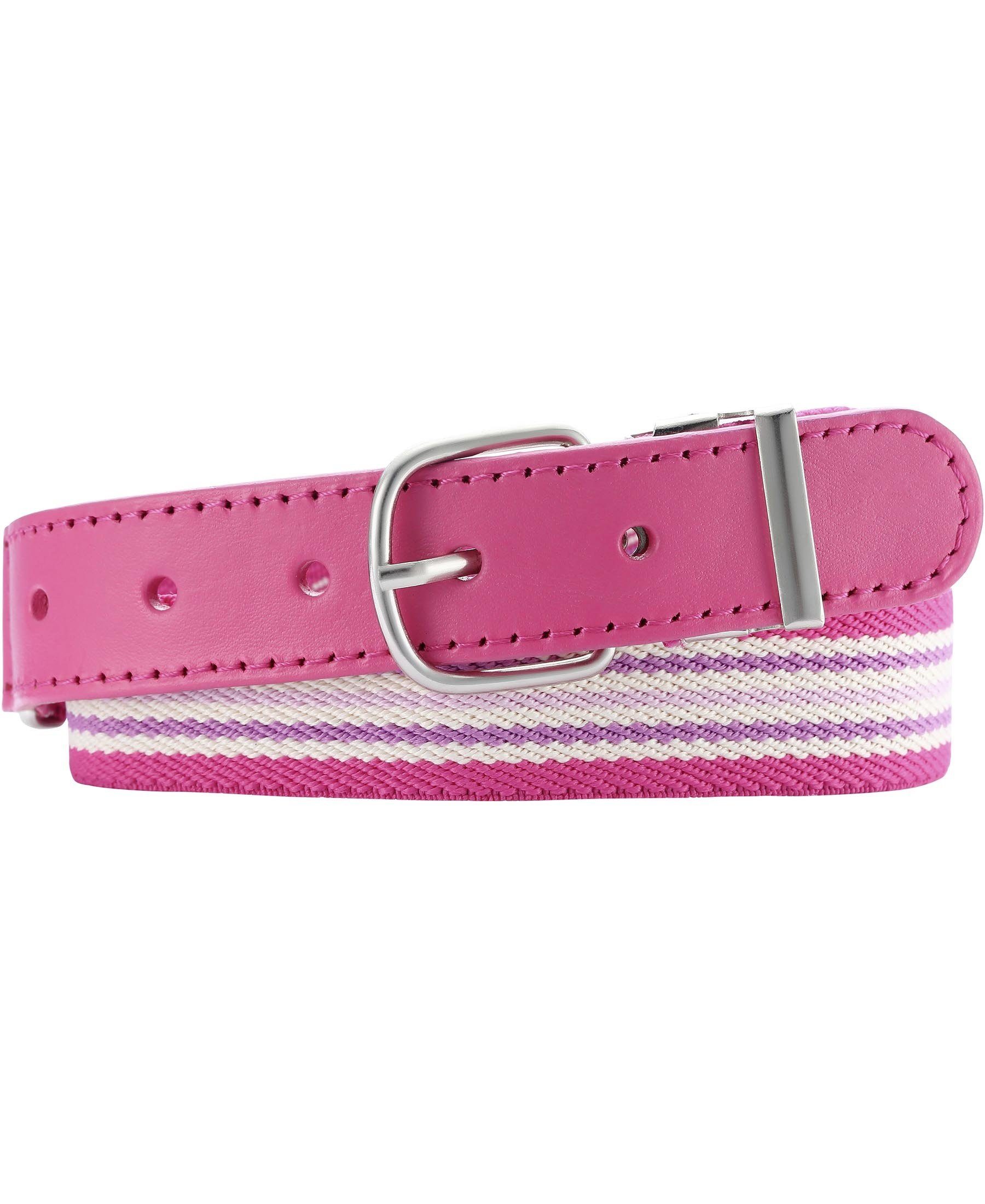 Playshoes Taillengürtel Elastik-Gürtel pink Ringel
