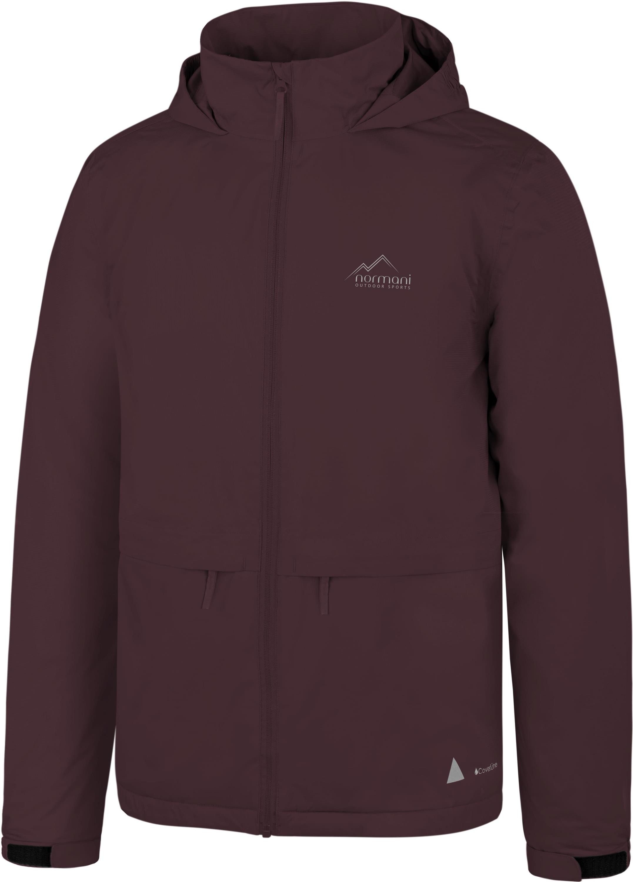 normani Regenjacke Kinder-Regenjacke Seattle Wasserdichte Outdoorjacke Regenmantel mit Kapuze und 3M Reflektoren – Bild 2 von 5