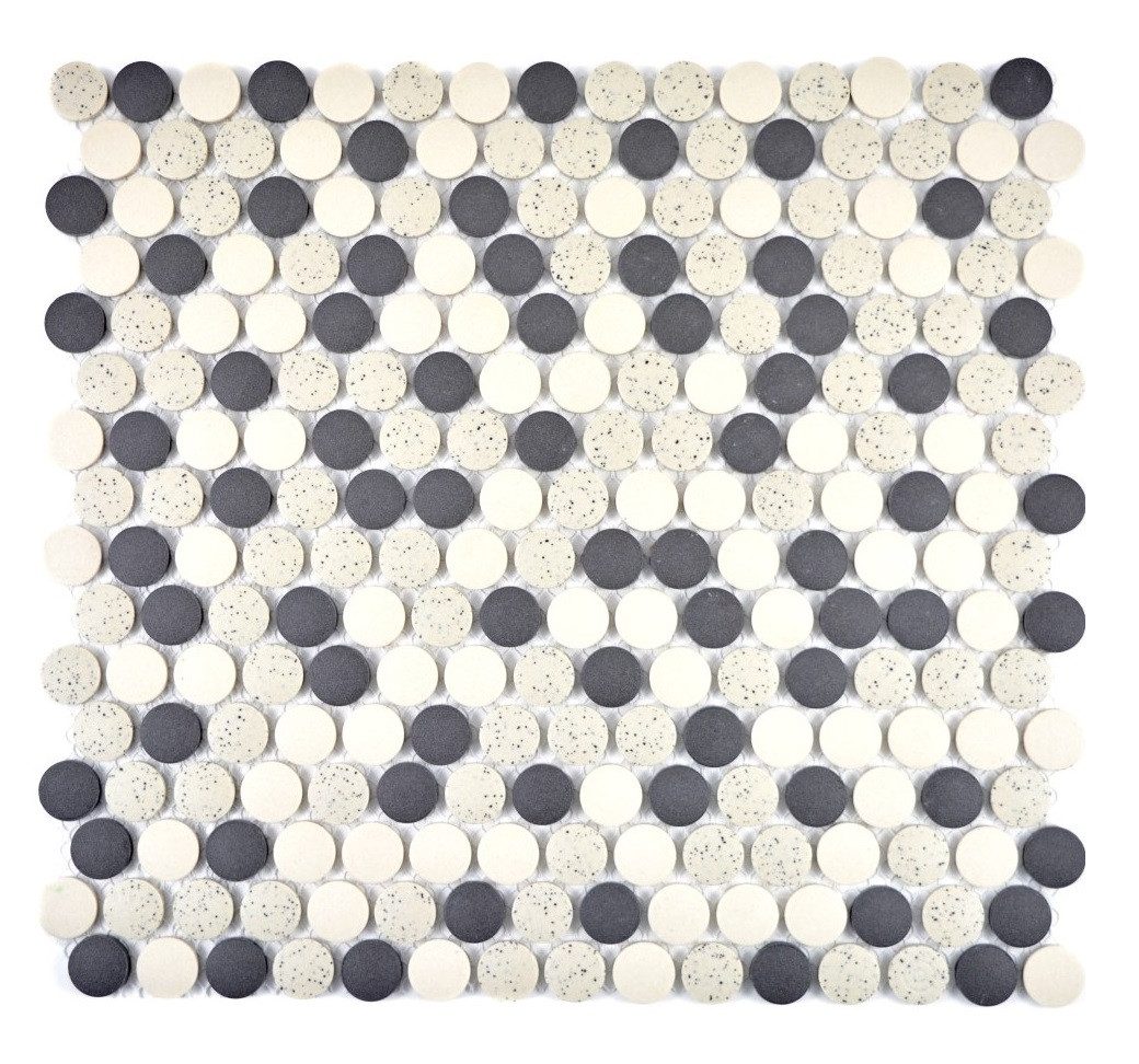 Mosani Bodenfliese Mosaik Fliese Keramik Duschtasse Bodenfliese rutschsicher