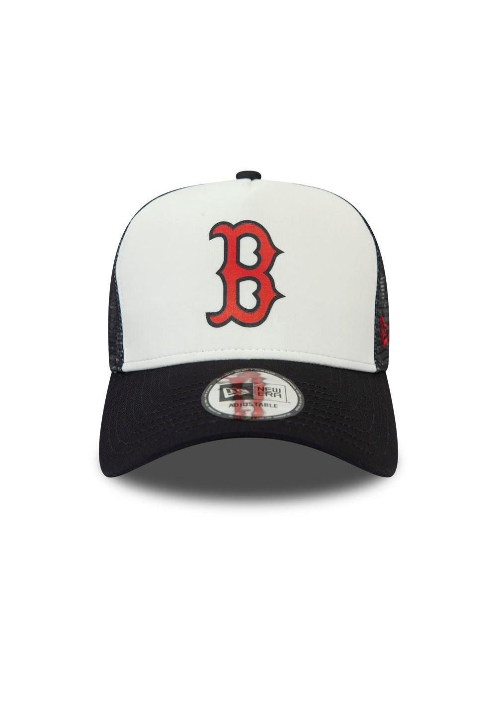 New Era Baseball Cap Boston Red Sox Team Colour Block A-Frame Adjustable Trucker Cap New Er (1-St)