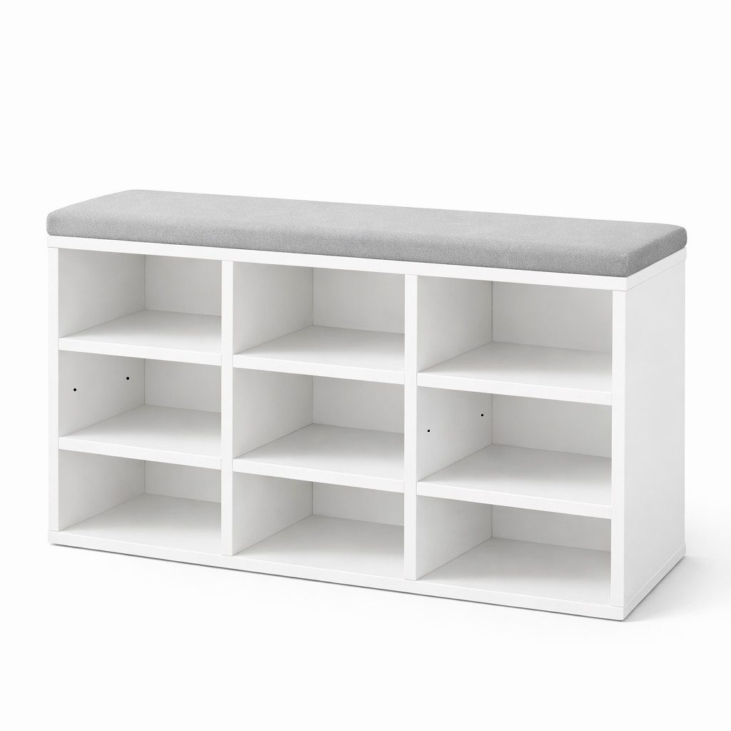 OTTO home Schuhbank Schuchschrank 80, Schuhregal, Schuhtruhe, Schuhkommode, Sitzbank, mit bequemer, abnehmbarer Sitzauflage
