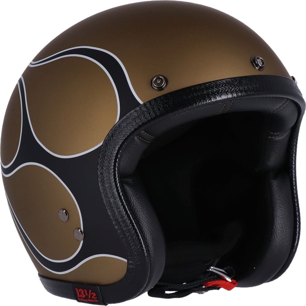 13 1/2 Motorradhelm Skull Bucket Helmet