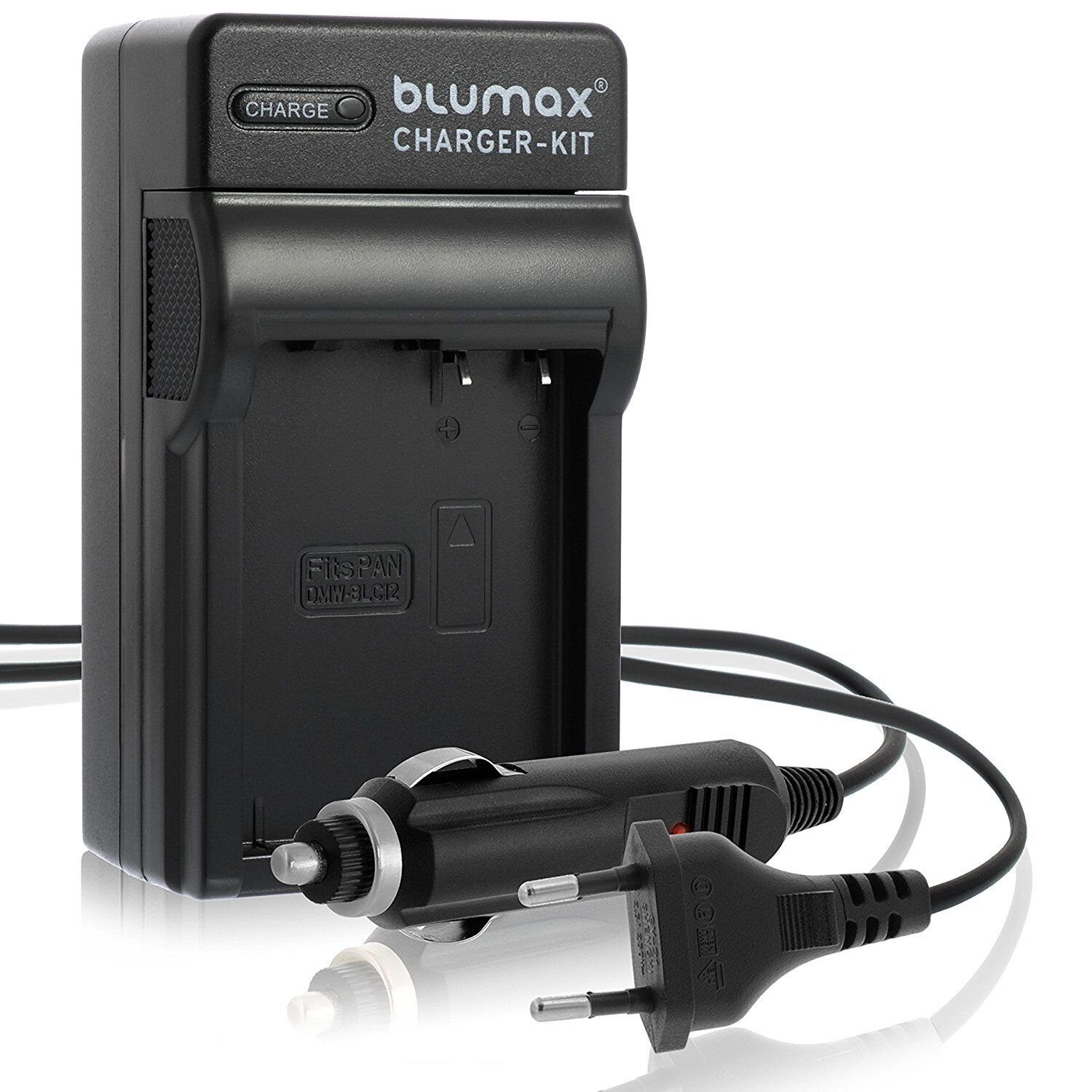 Blumax Ladegerät für Panasonic DMW-BLC12 DMC-FZ2000 Kamera-Akku DMW-BLC12E DMC-FZ1000