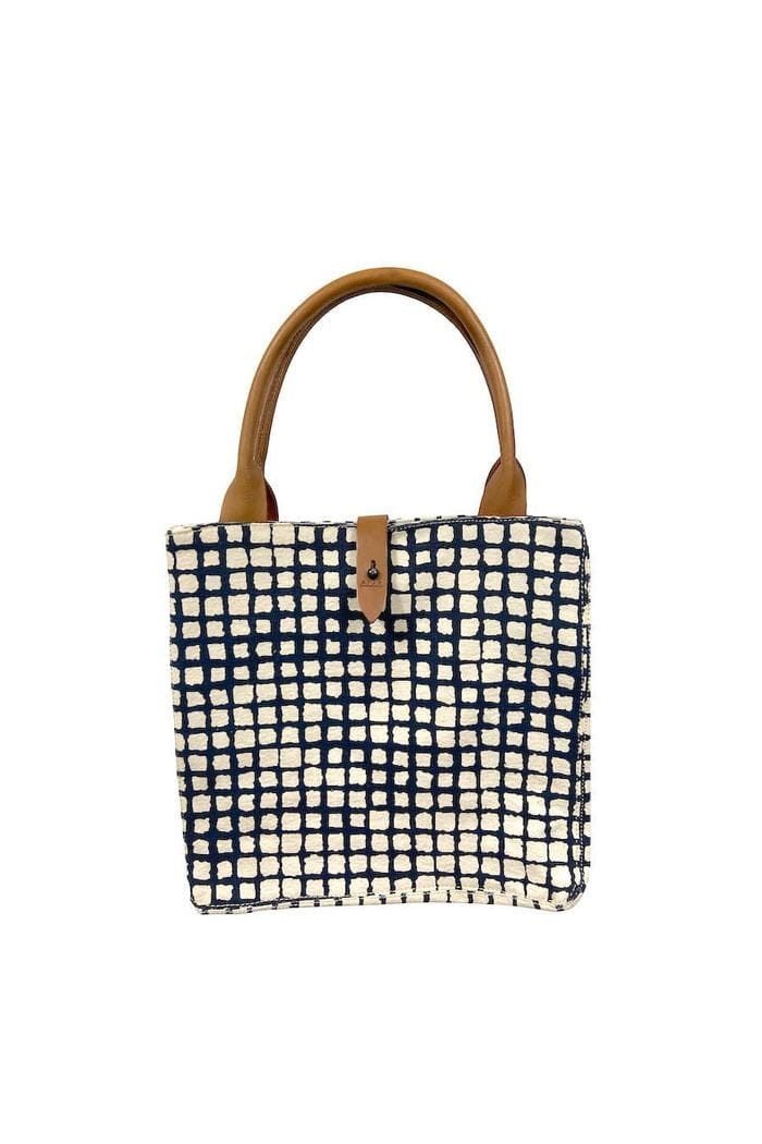 Afar Shopper African Tote Bags - Safari - Windows Navy - Äthiopien, Handgefertigt in Äthiopien · 100% Baumwolle · Unikat
