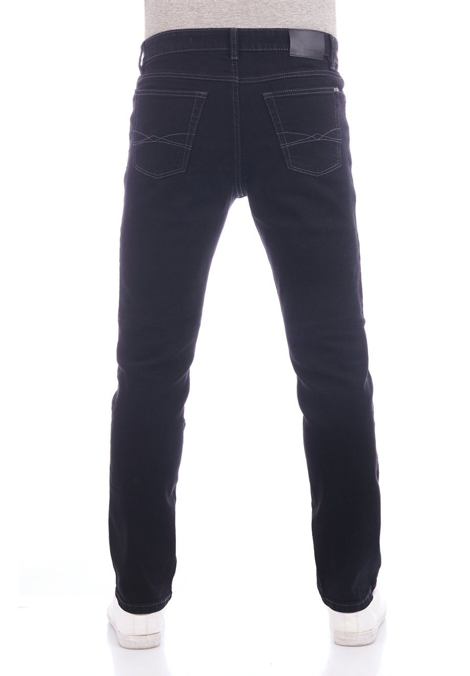 Slim Herren Paddock's Black Pipe Ranger Stretch Hose Night Fit (1219) Slim-fit-Jeans Jeanshose mit Denim