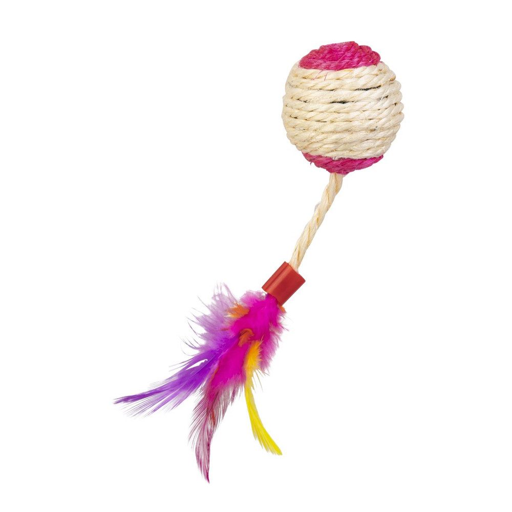 Tier-Beschäftigungsspielzeug Katzenspielzeug - Sisalball - ∅ ca. 4 cm