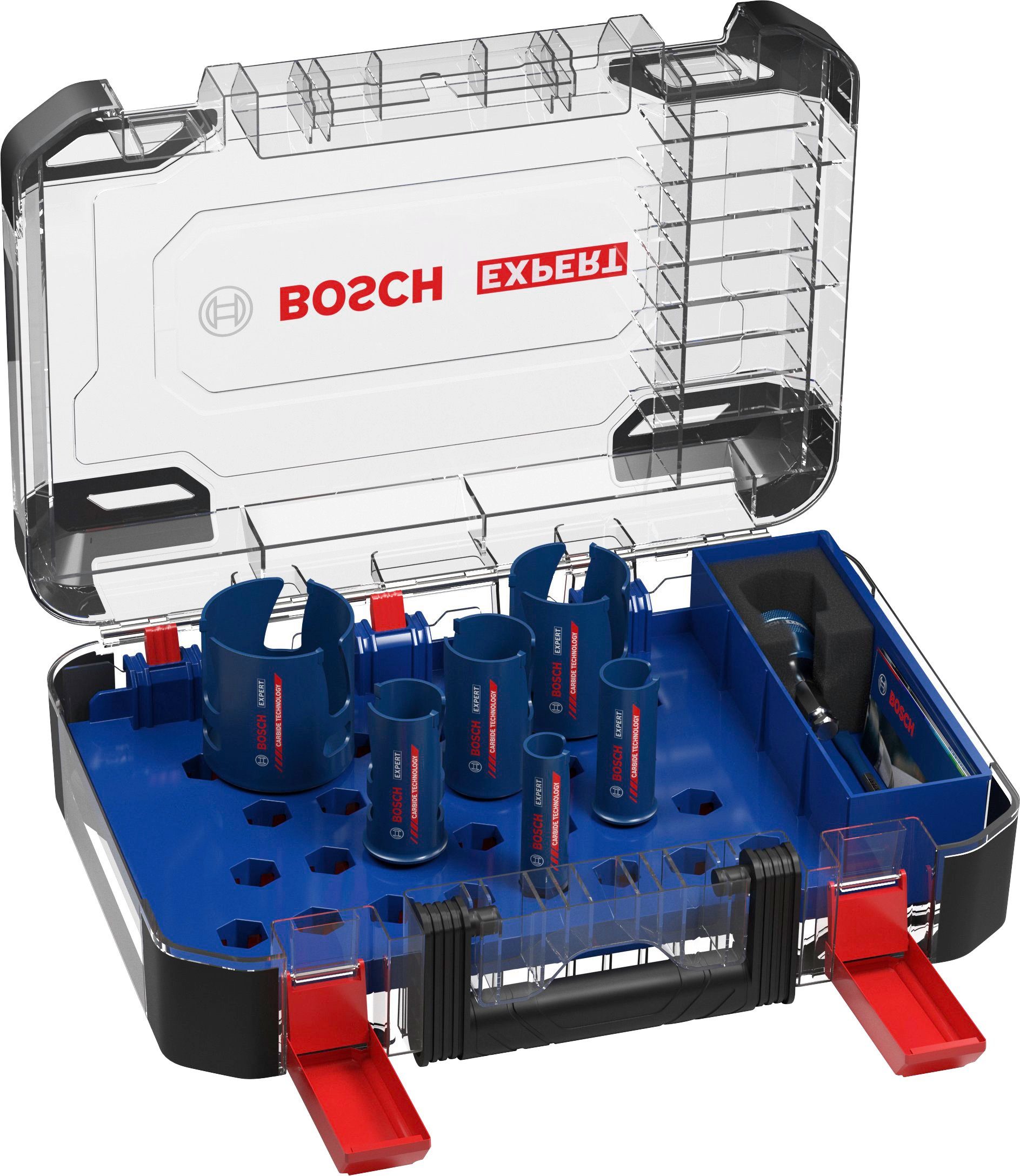 Bosch Professional Lochsäge EXPERT Construction Material, Set, 10-tlg., 20/25/32/38/51/64 mm