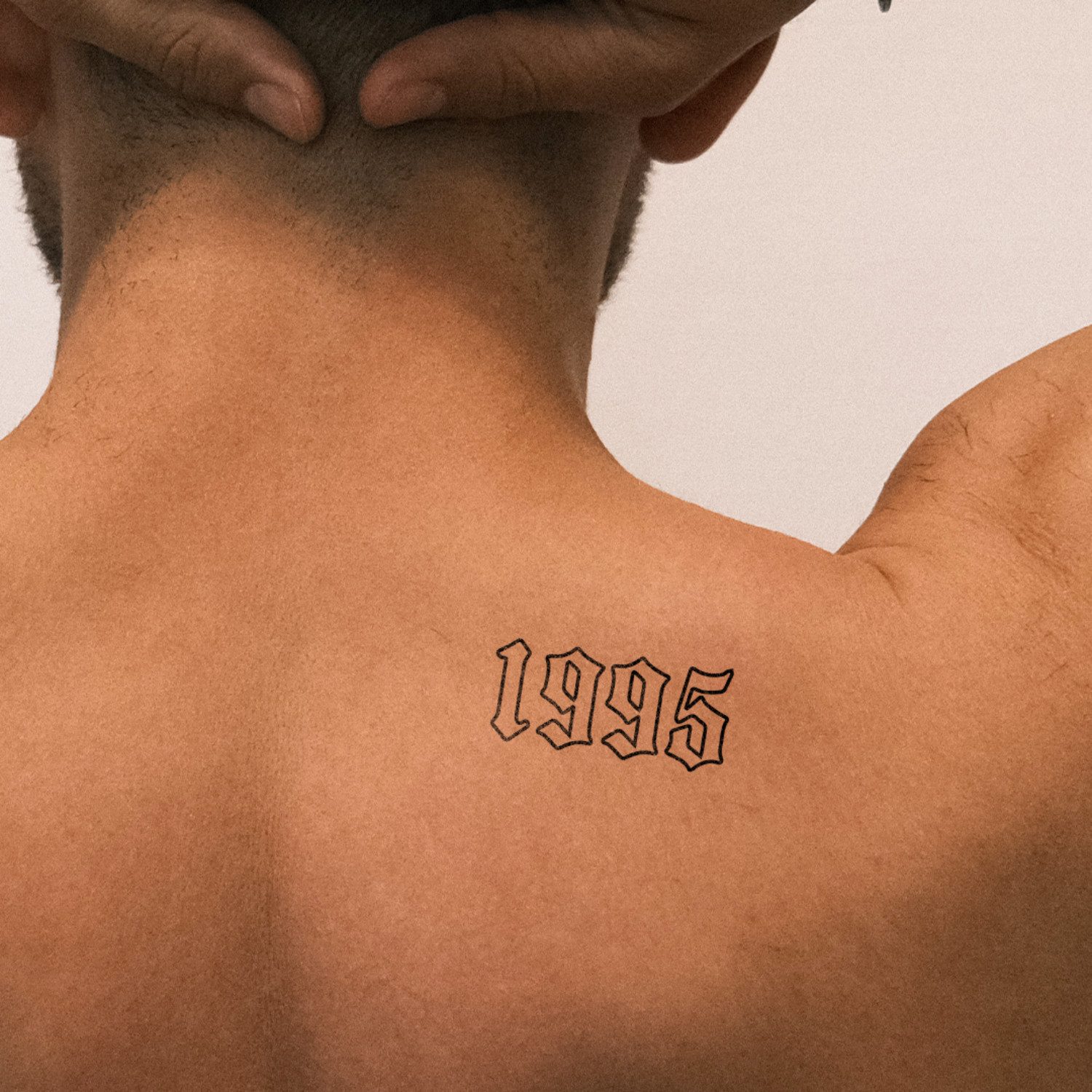 Inkster Schmuck-Tattoo Männer Татуировки, Vegane & EU-Kosmetikzertifizierte Farbe, wasserfestes temporäres Tattoo, 2 Wochen Halt