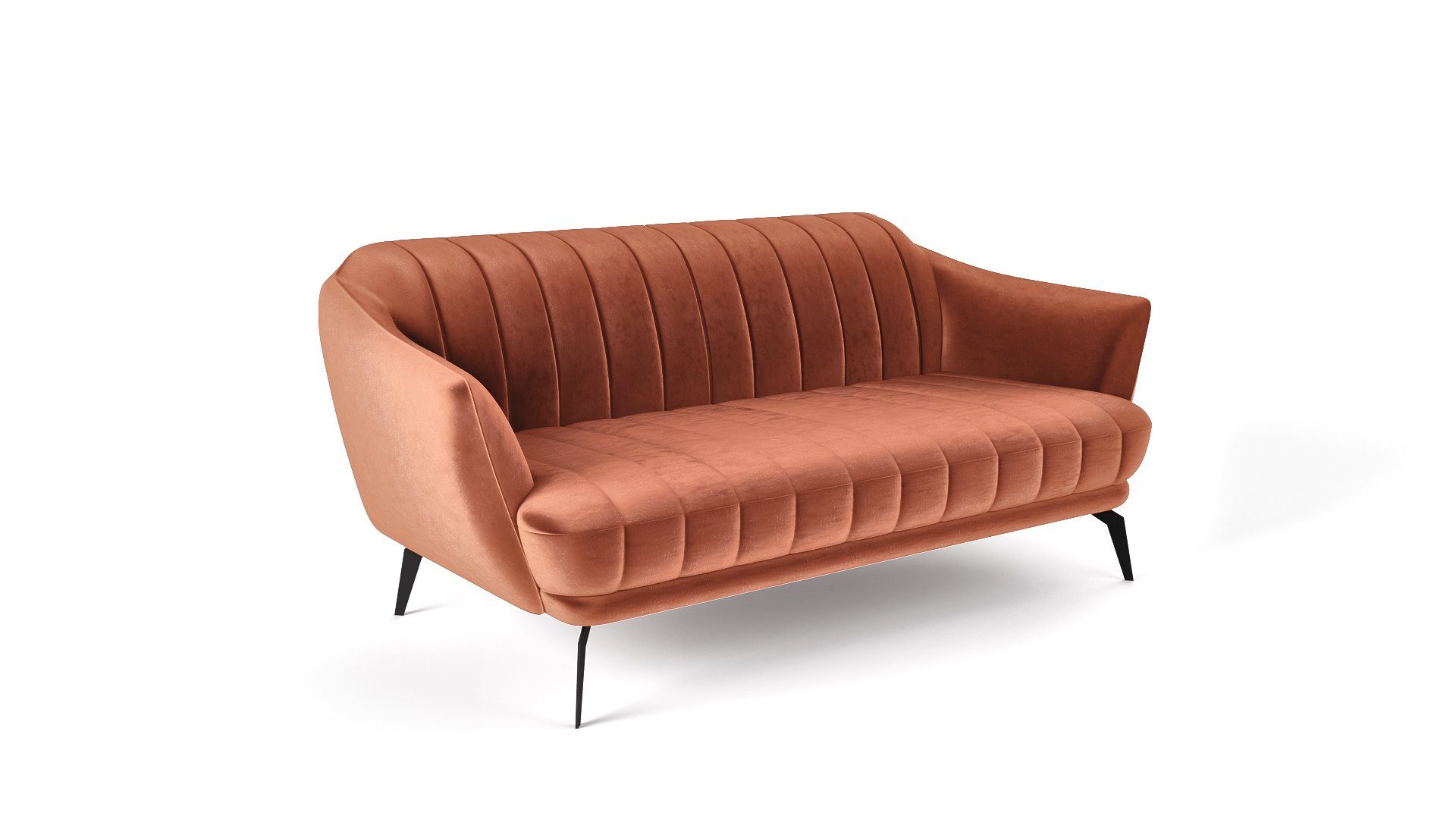 Orange Modernes - Elegantes 2 Zweisitzer - Sofa Sofa Sofa 2-Sitzer 2-Sitzer Siblo Fore