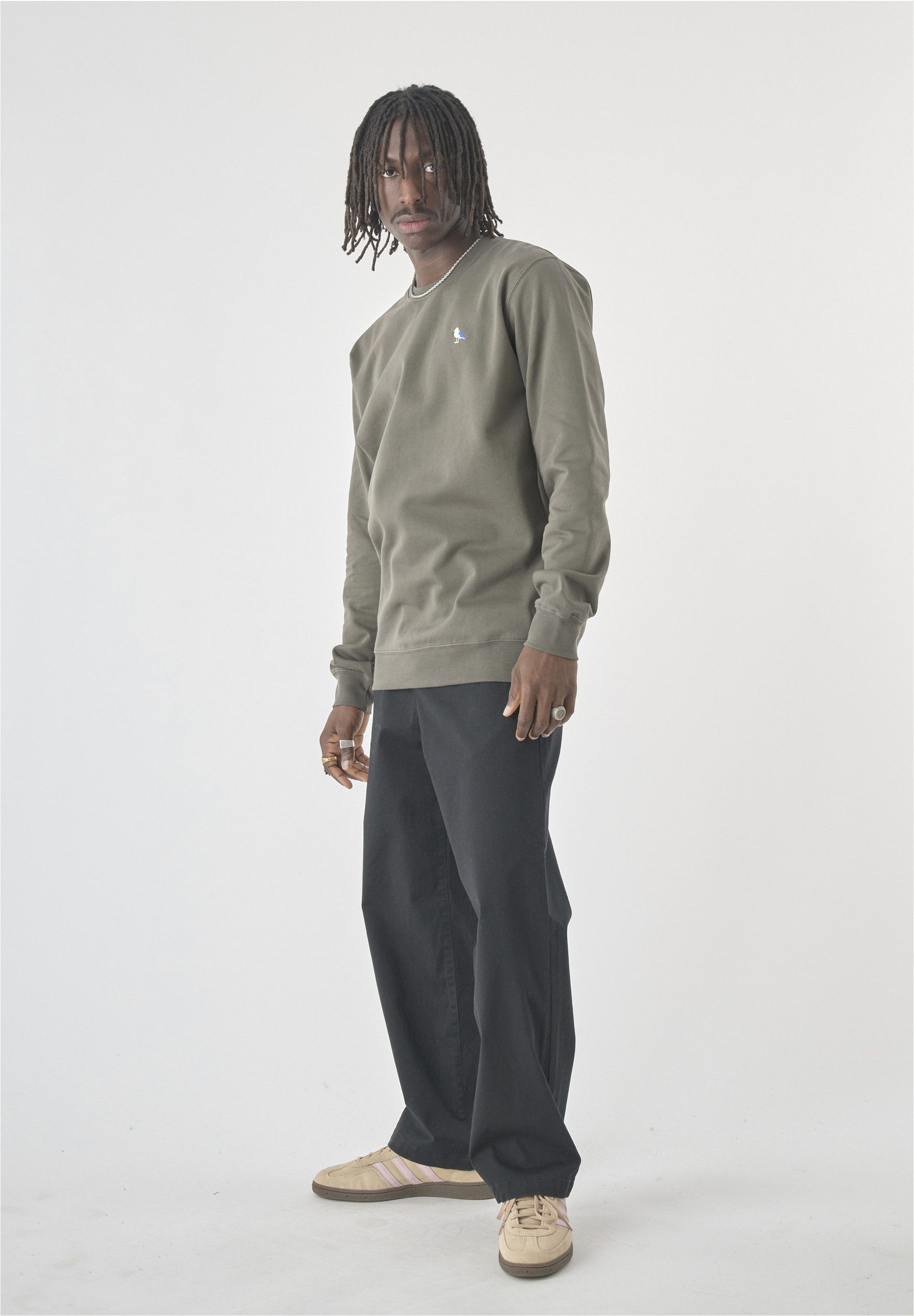 Cleptomanicx Sweatshirt Embro Gull mit kleiner günstig online kaufen