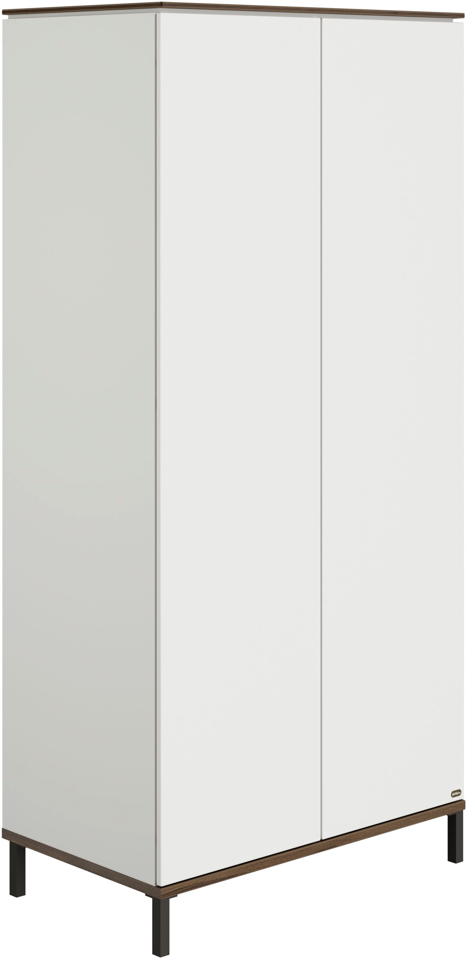 YUNY by PAIDI Kleiderschrank LOVELY ALIV inkl. Kleiderstangen und Einlegeböden Off-White, zertifizierte Qualität, Push-to-open