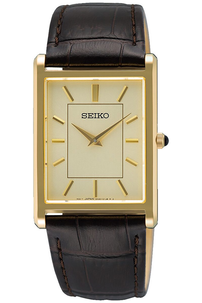 Seiko Quarzuhr Herren-mit Saphirglas Goldfarben günstig online kaufen
