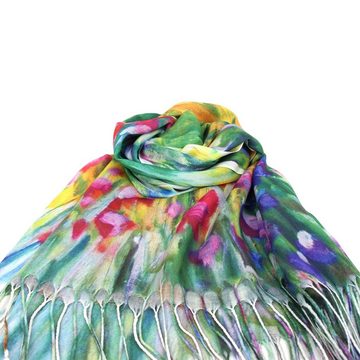 ZEBRO Modeschal Künstler Mode-Schal "Impressionst"