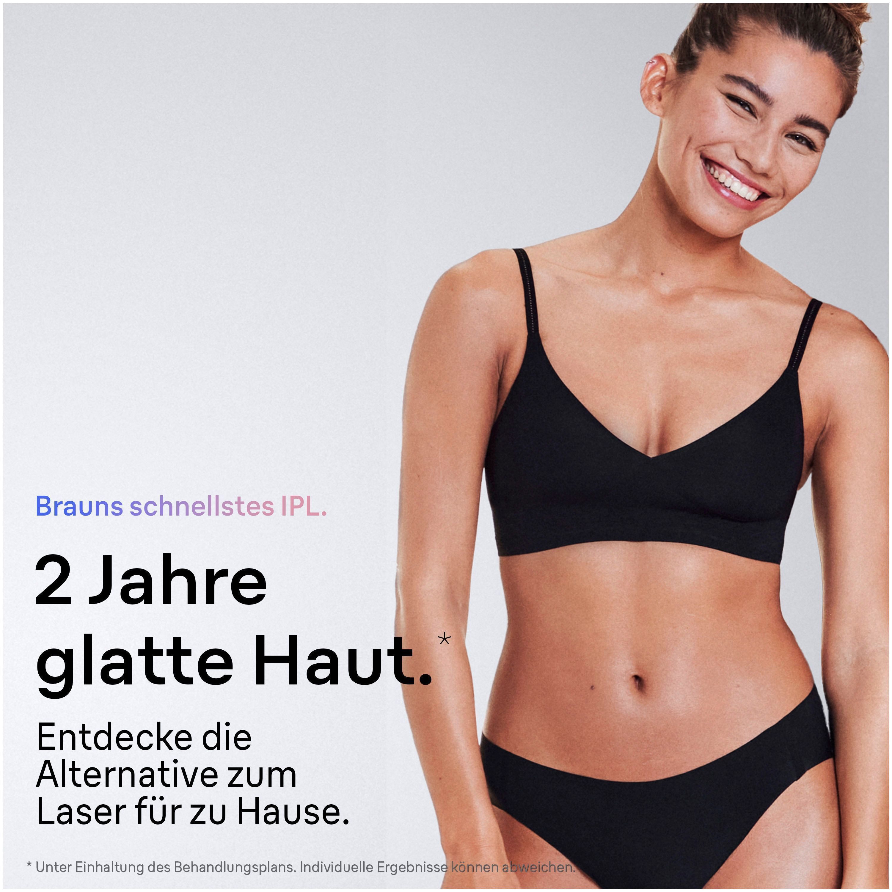 Braun IPL-Haarentferner Smart IPL Skin i·expert PL7387, 4 Aufsätze, Haarentfernung für zu Hause, Gratis App, Aufbewahrungstasche